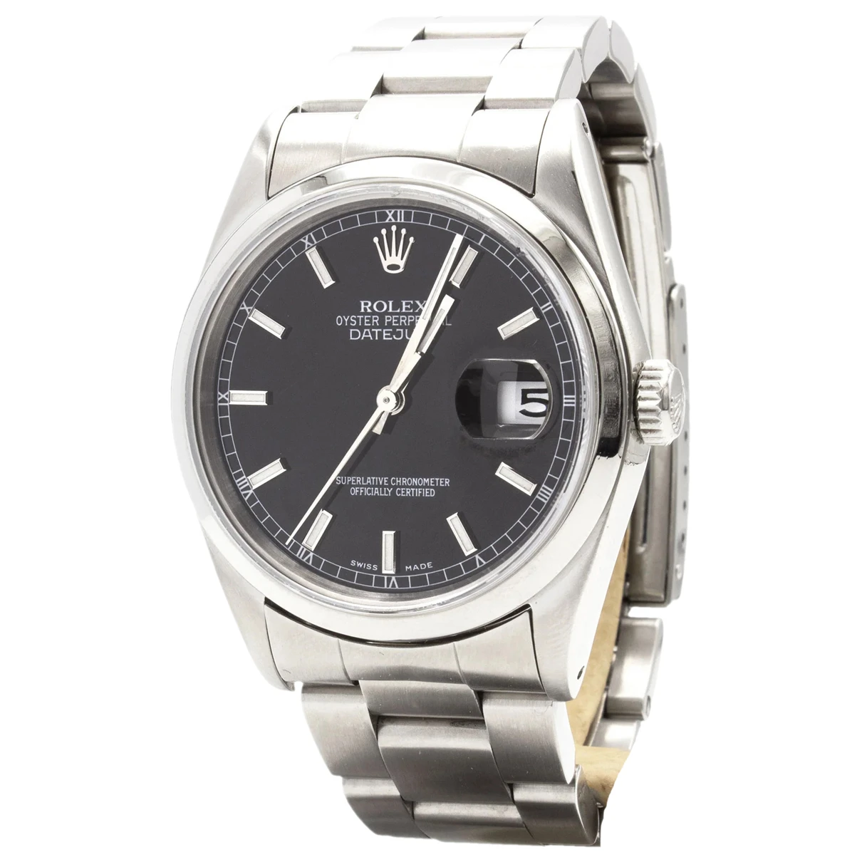 Pre-owned Rolex Oyster Perpetual 36mm Watch In Silver