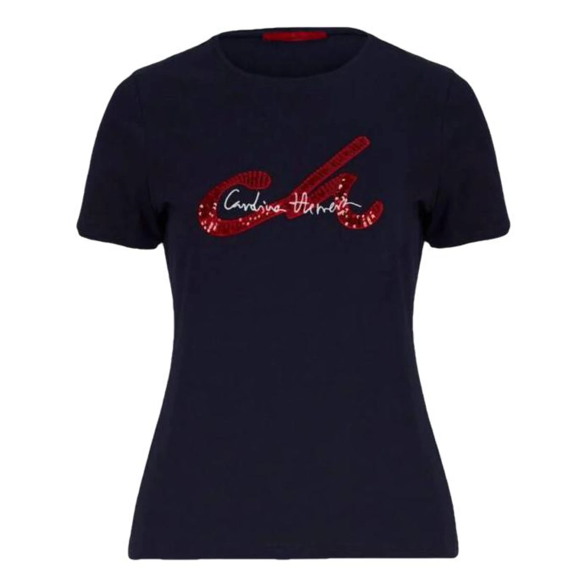 Pre-owned Carolina Herrera T-shirt In Black