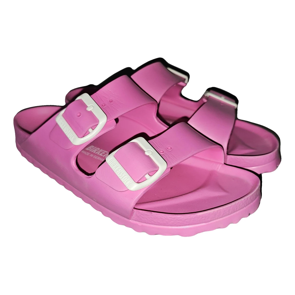 Pre-owned Birkenstock Flip Flops In Pink