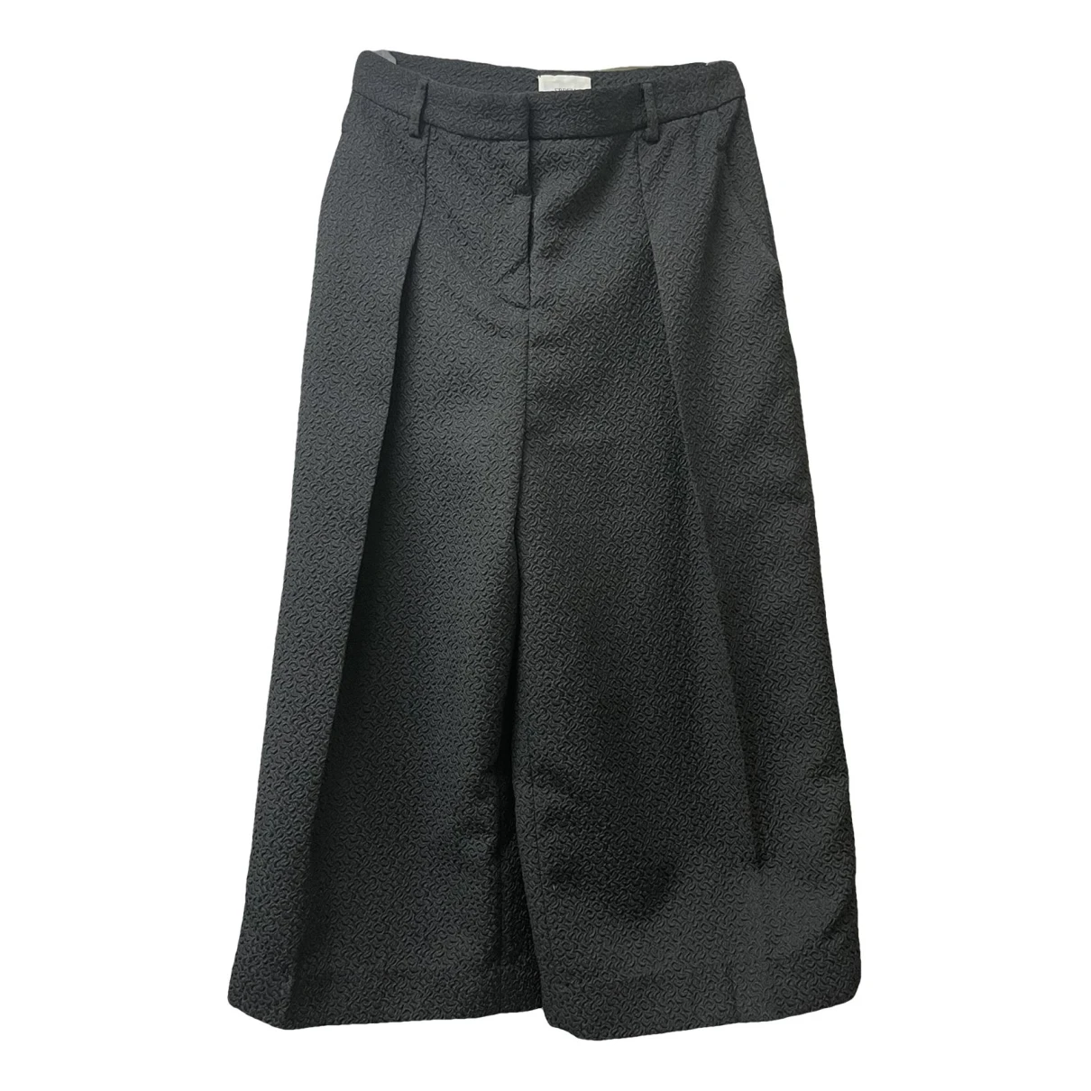 Pre-owned Erdem Large Pants In Black