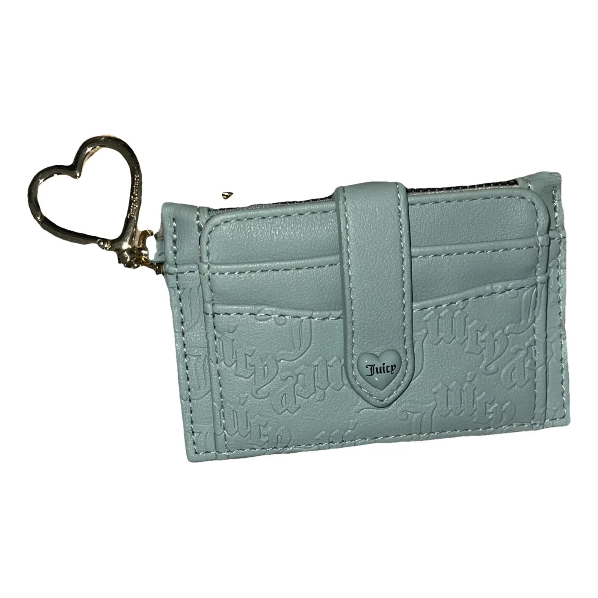 Pre-owned Juicy Couture Leather Wallet In Green