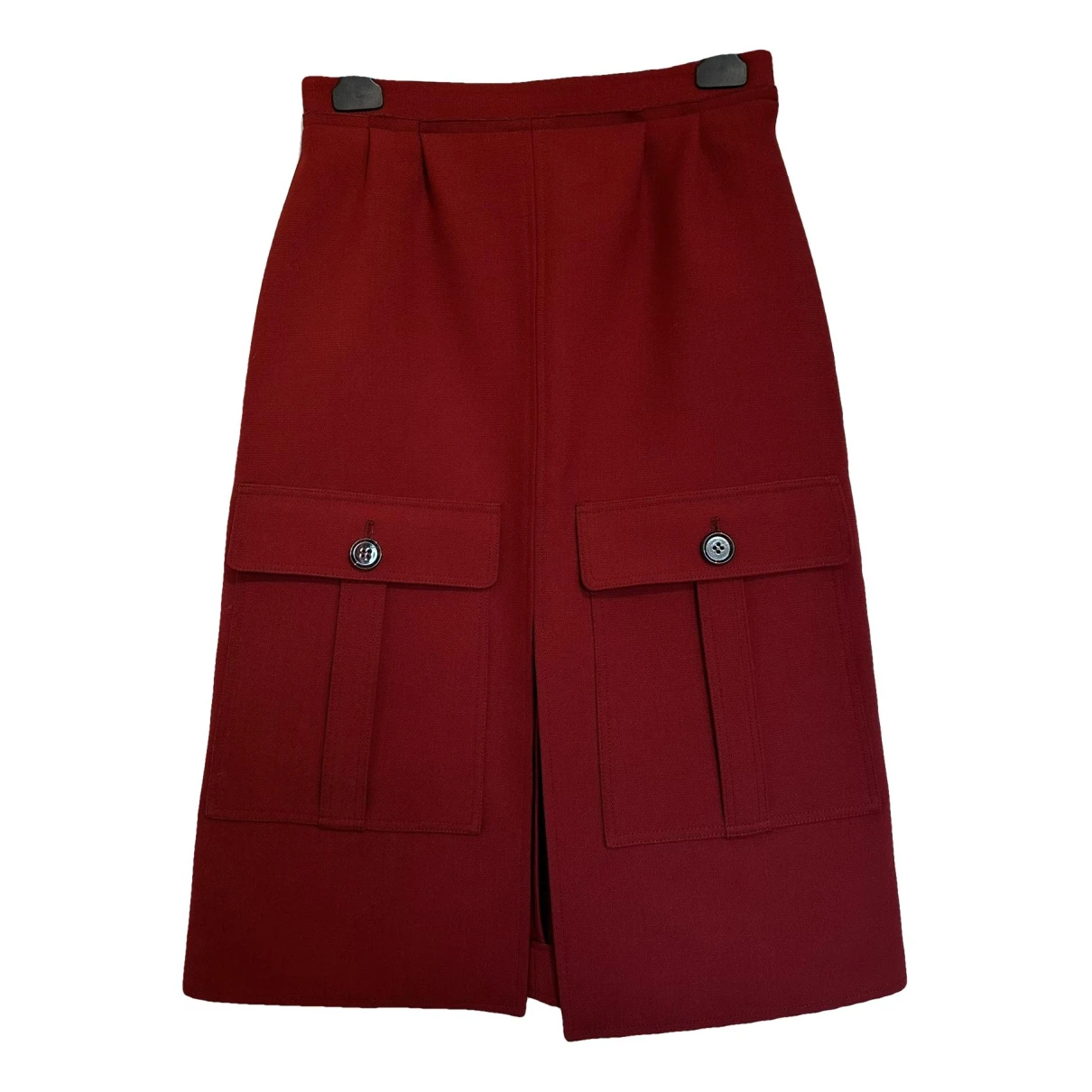 Pre-owned Chloé Wool Mid-length Skirt In Red