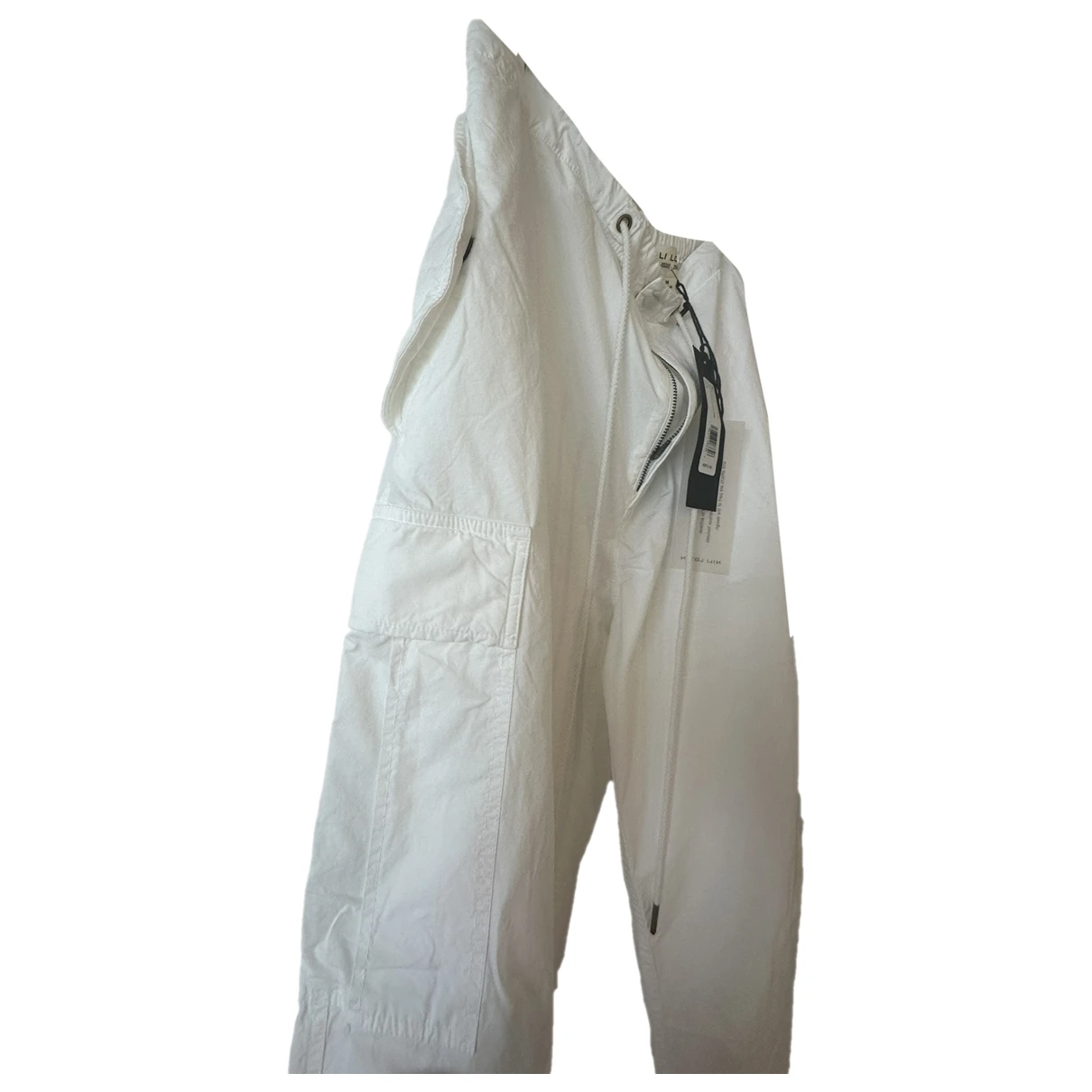 Pre-owned Nili Lotan Large Pants In White