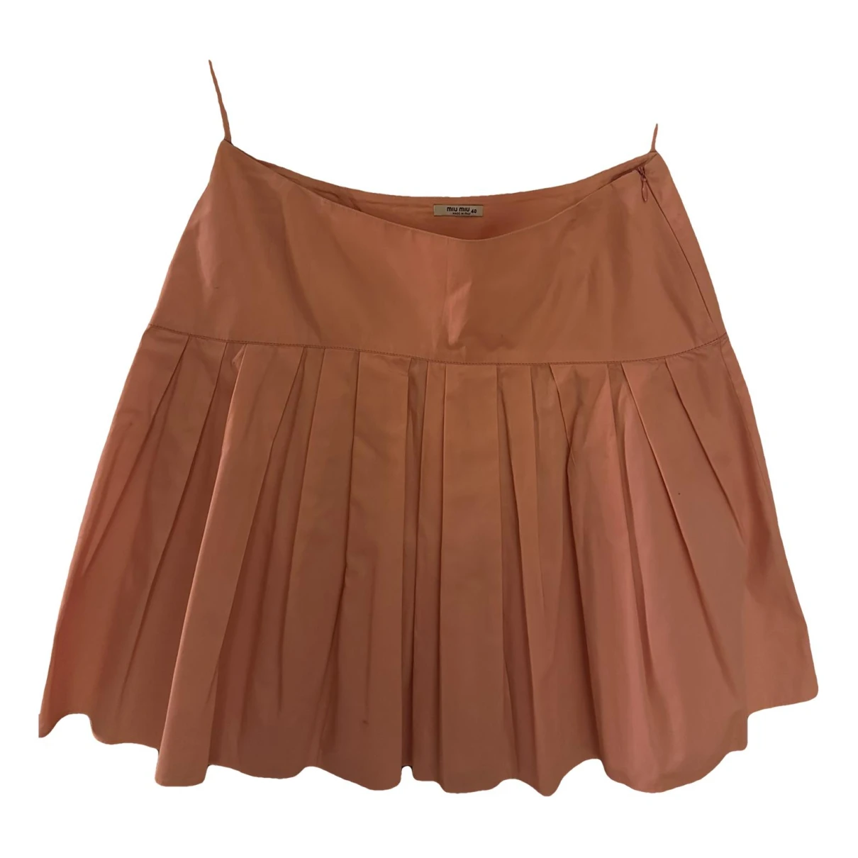 Pre-owned Miu Miu Mid-length Skirt In Pink
