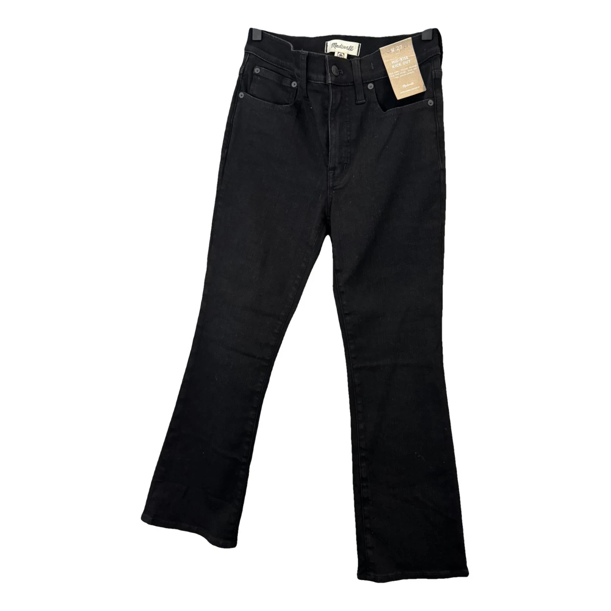 Pre-owned Madewell Bootcut Jeans In Black