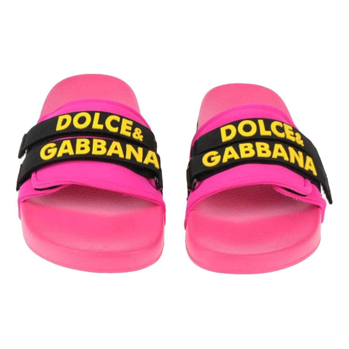 Pre-owned Dolce & Gabbana Mules In Pink
