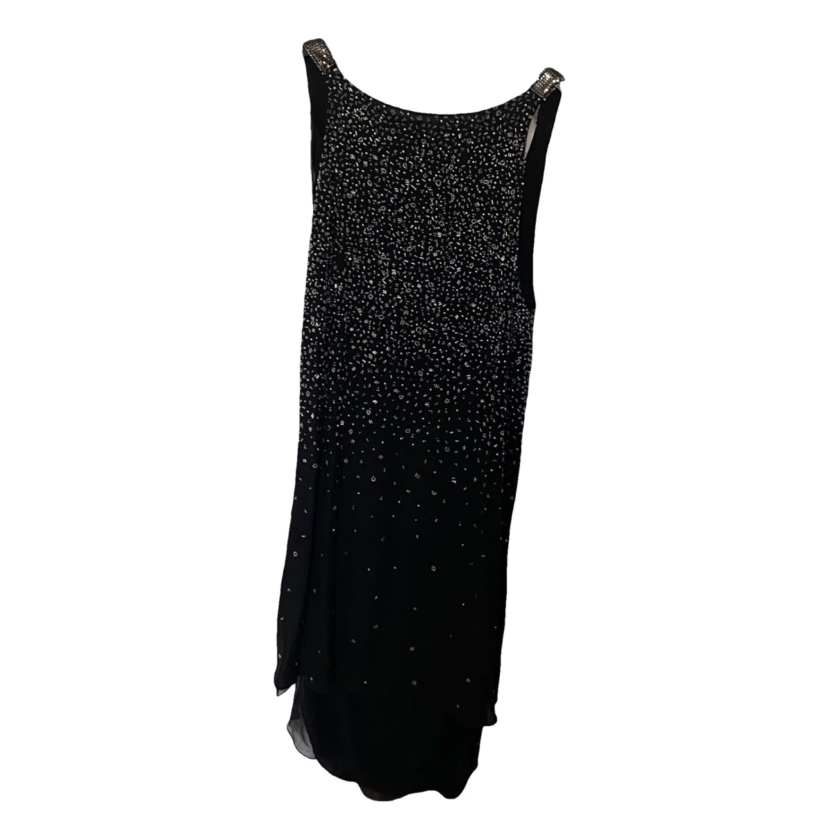 Pre-owned Max Azria Mid-length Dress In Black