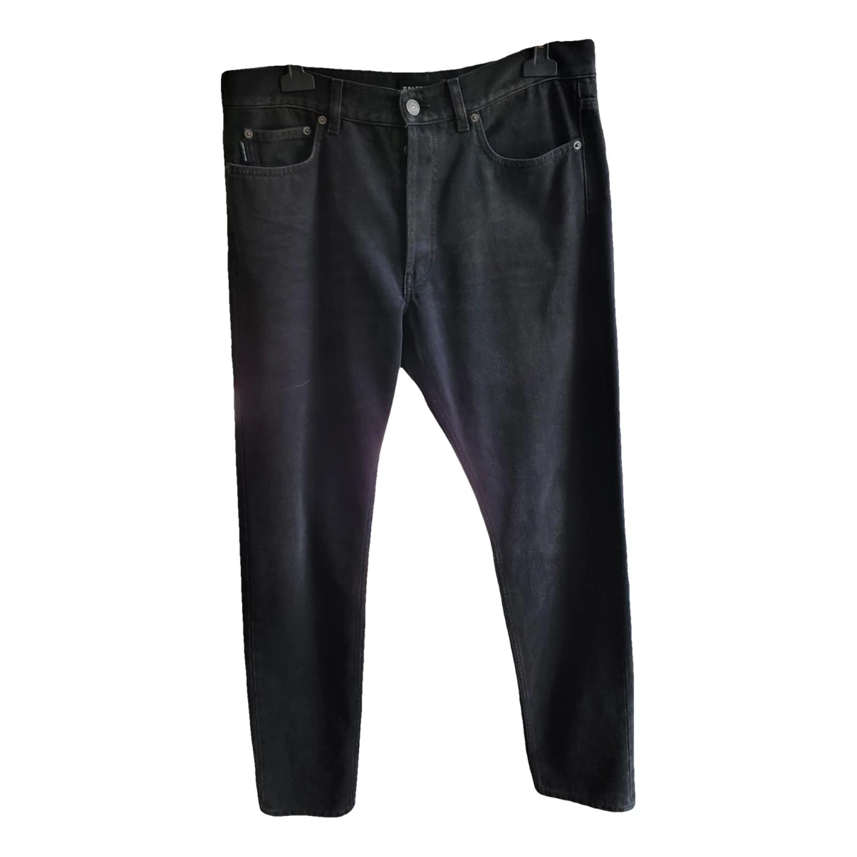 Pre-owned Balenciaga Slim Jean In Black