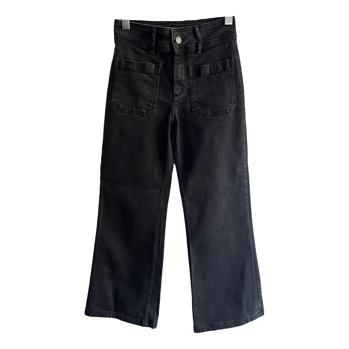 Pre-owned Masscob Bootcut Jeans In Black