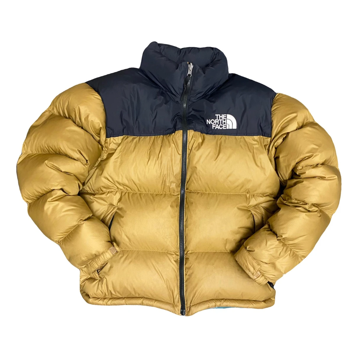 Pre-owned The North Face Jacket In Gold