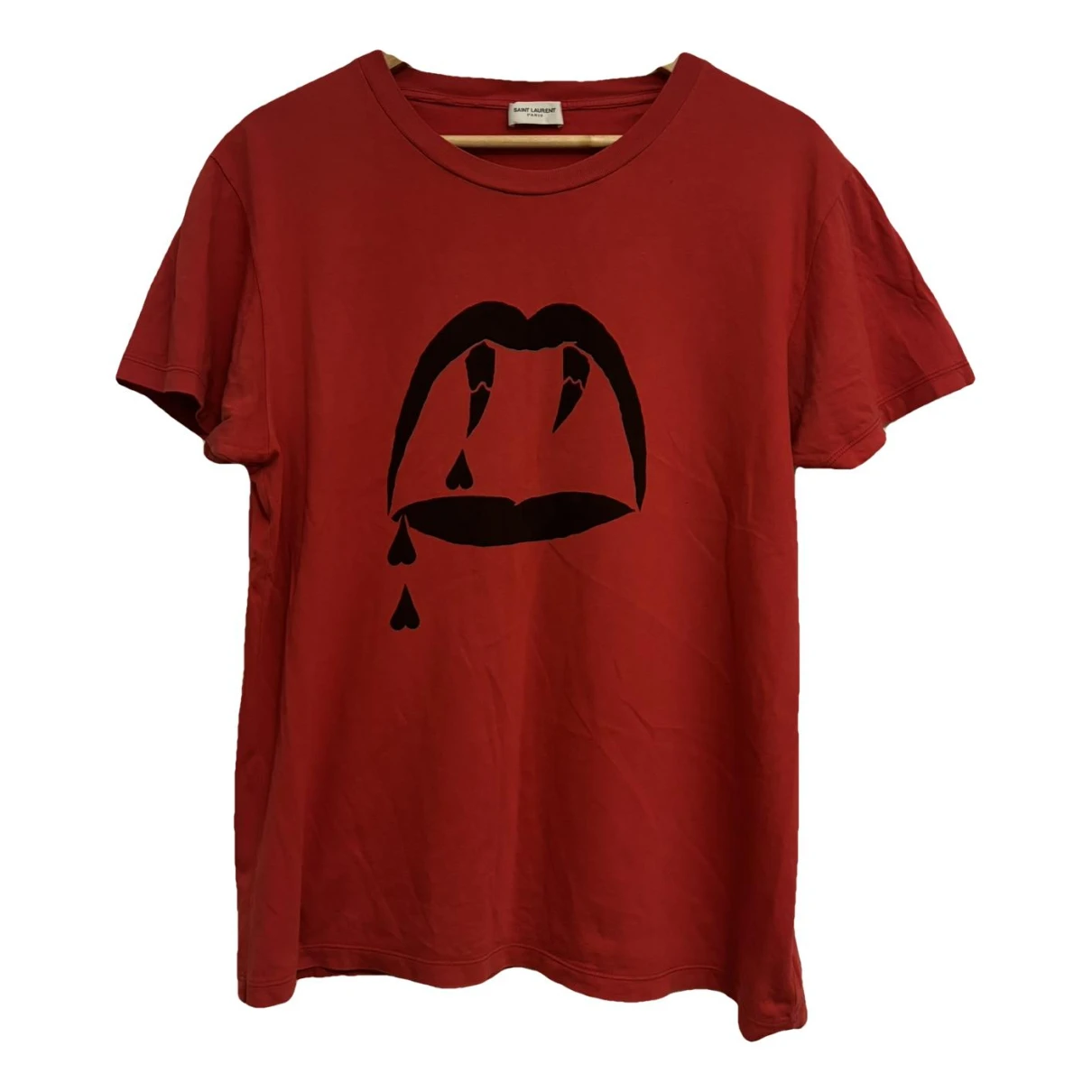 Pre-owned Saint Laurent T-shirt In Red
