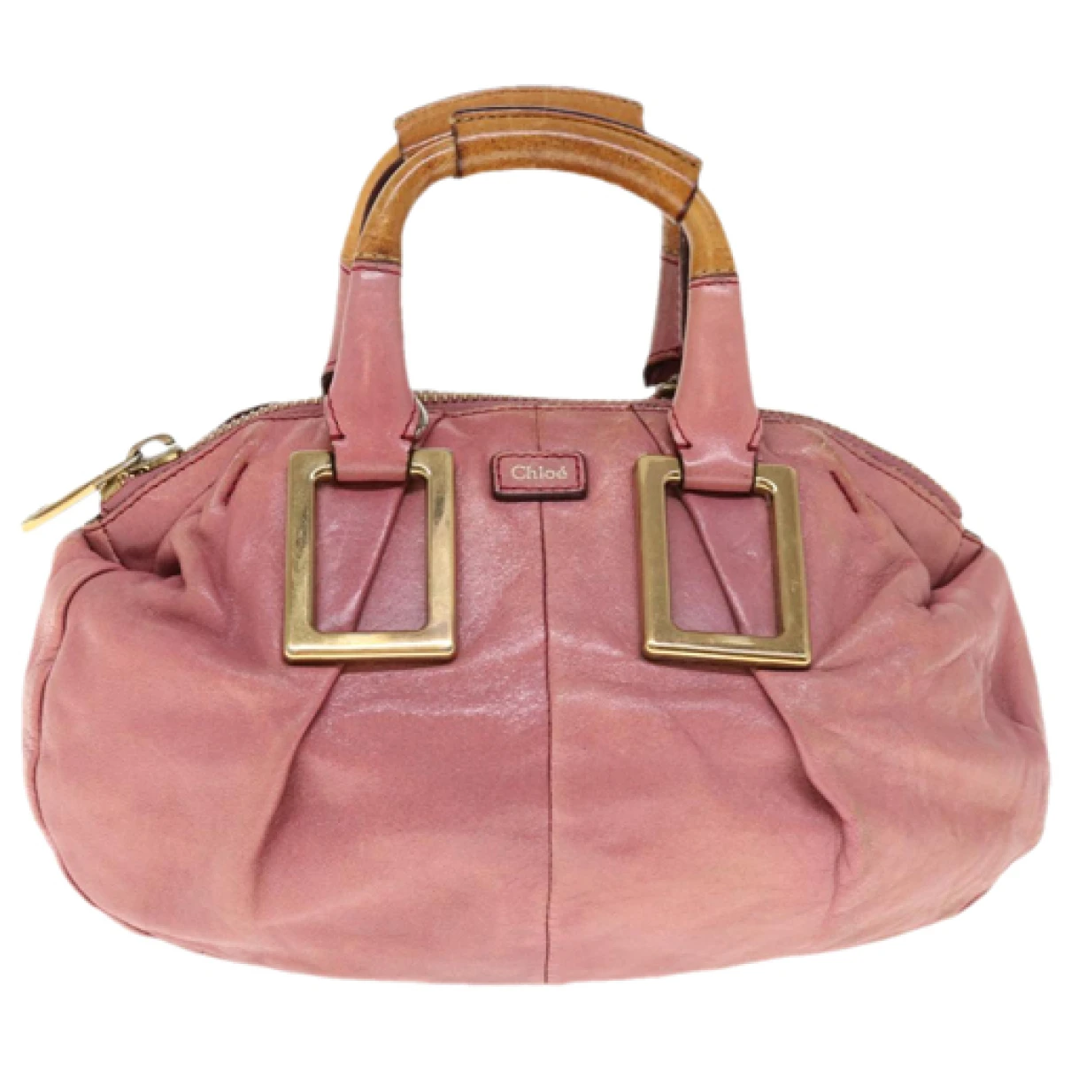 Pre-owned Chloé Ethel Leather Handbag In Pink