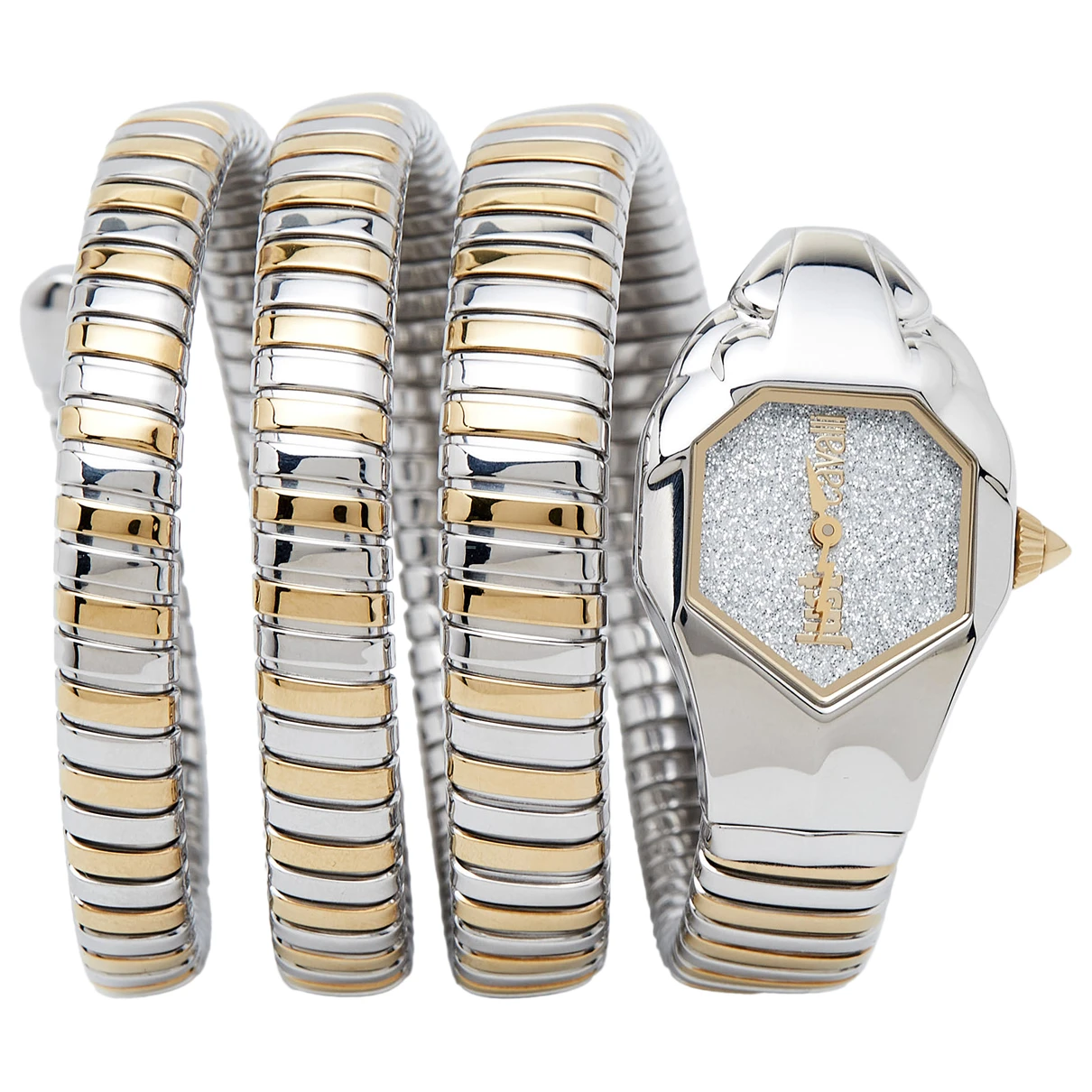 Pre-owned Just Cavalli Watch In Metallic