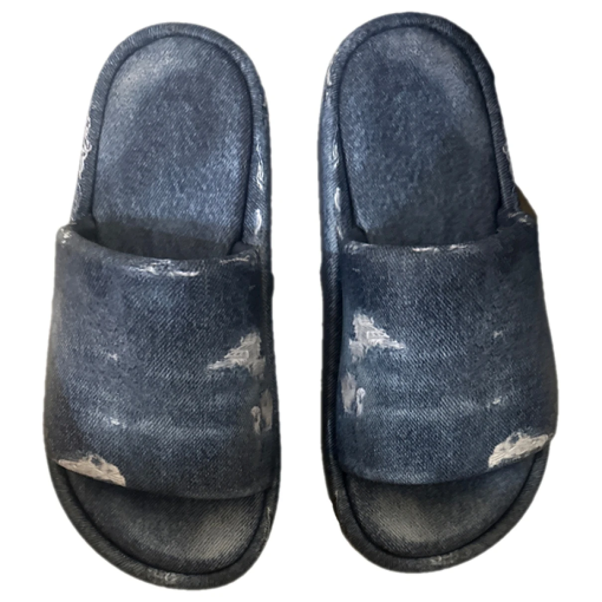 Pre-owned Balenciaga Leather Mules & Clogs In Blue