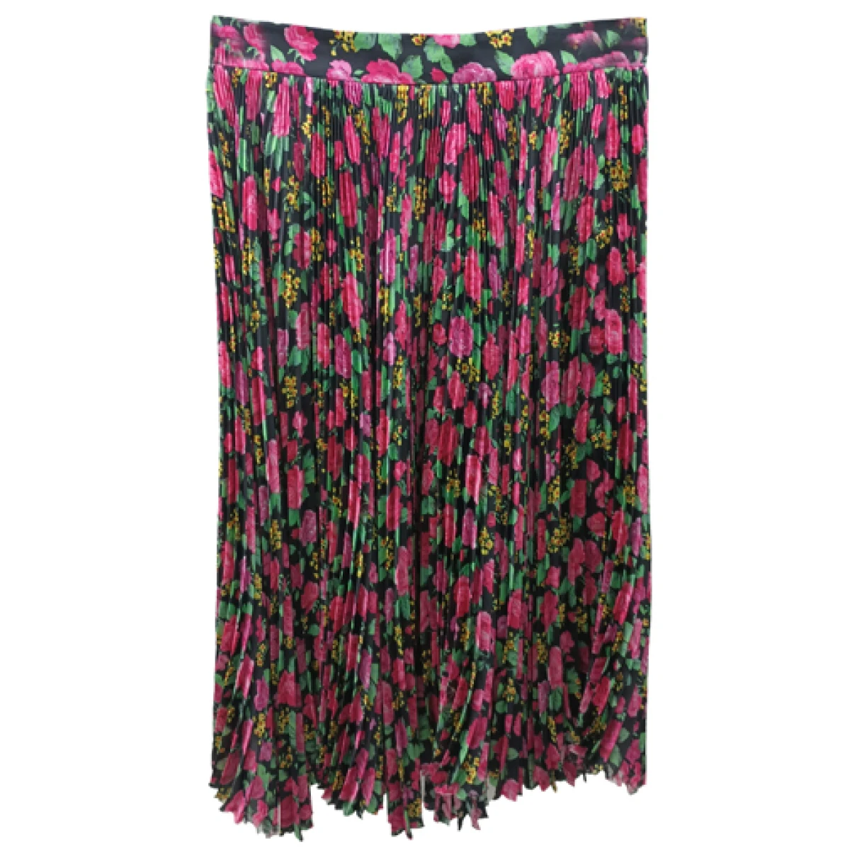 Pre-owned Balenciaga Silk Mid-length Skirt In Multicolour