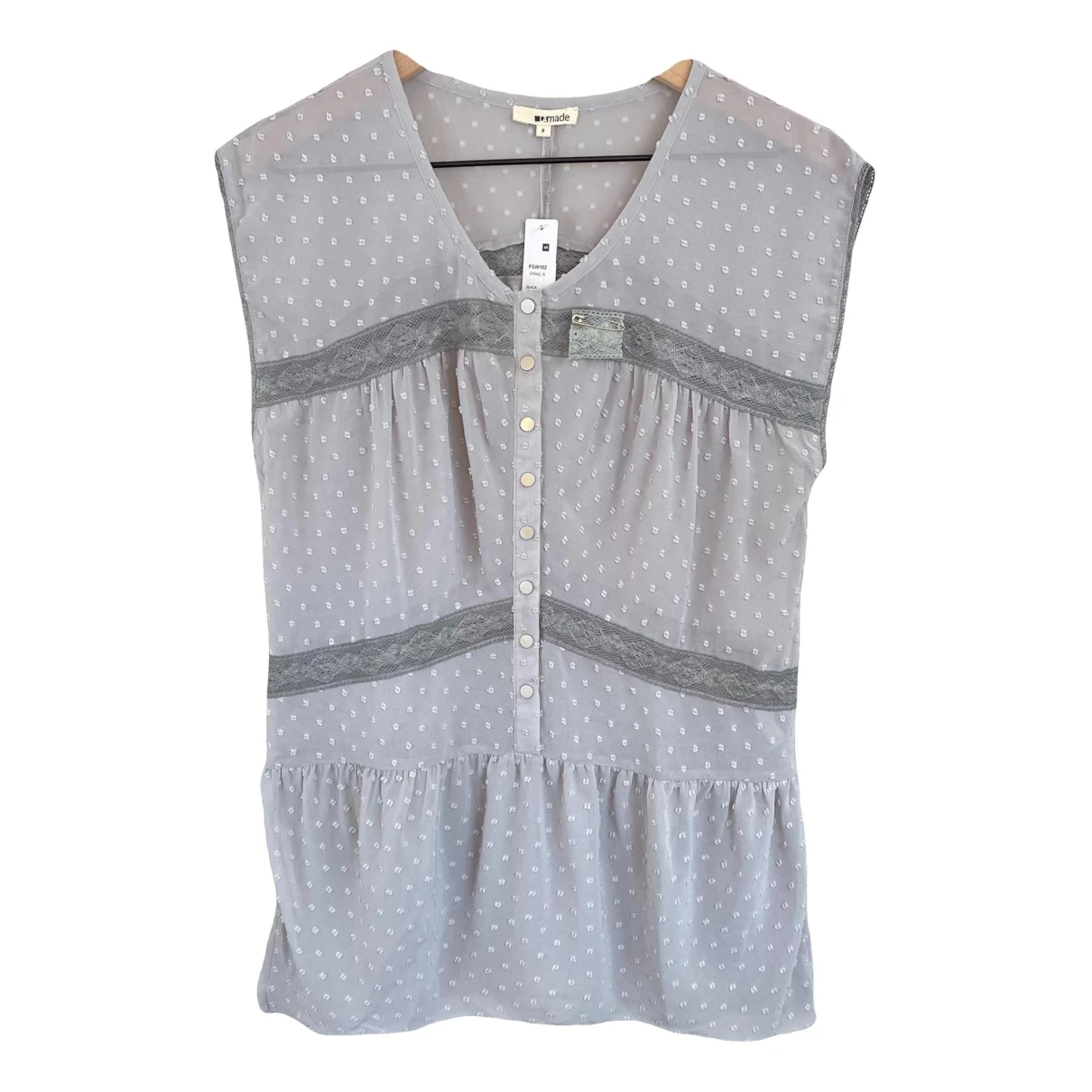Pre-owned Lamade Blouse In Grey