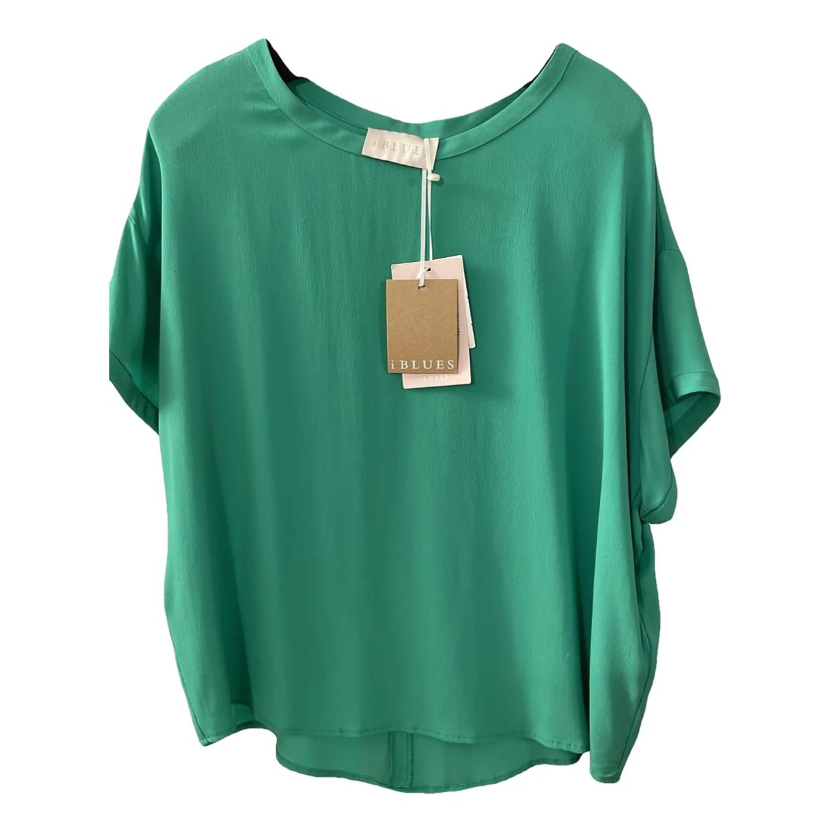 Pre-owned I Blues Silk T-shirt In Green