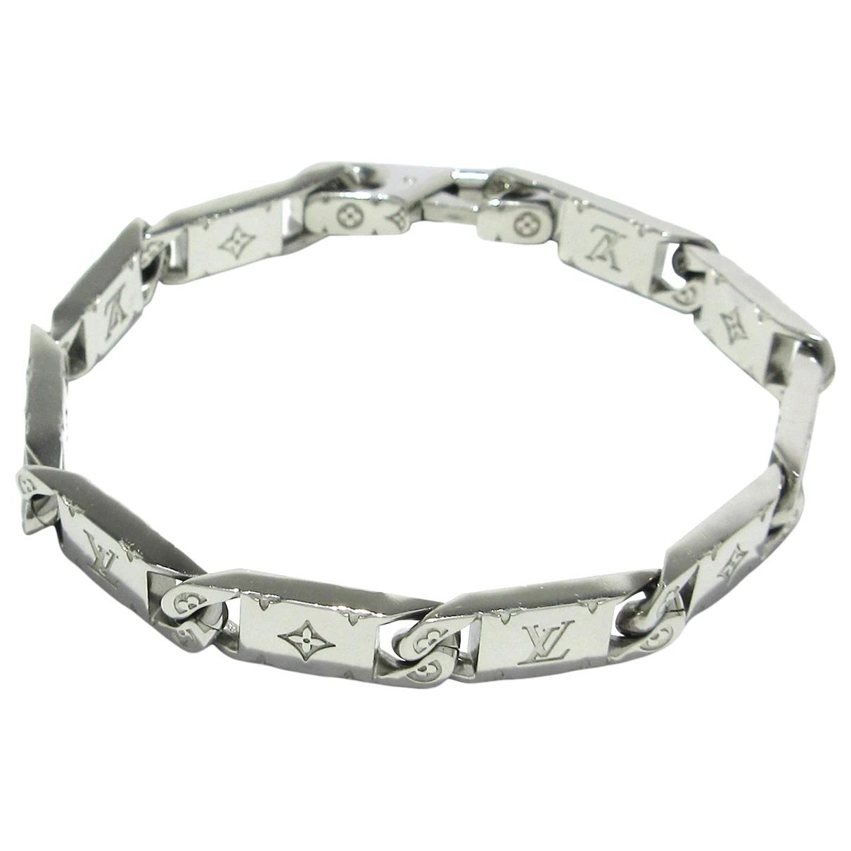 Pre-owned Louis Vuitton Bracelet In Silver