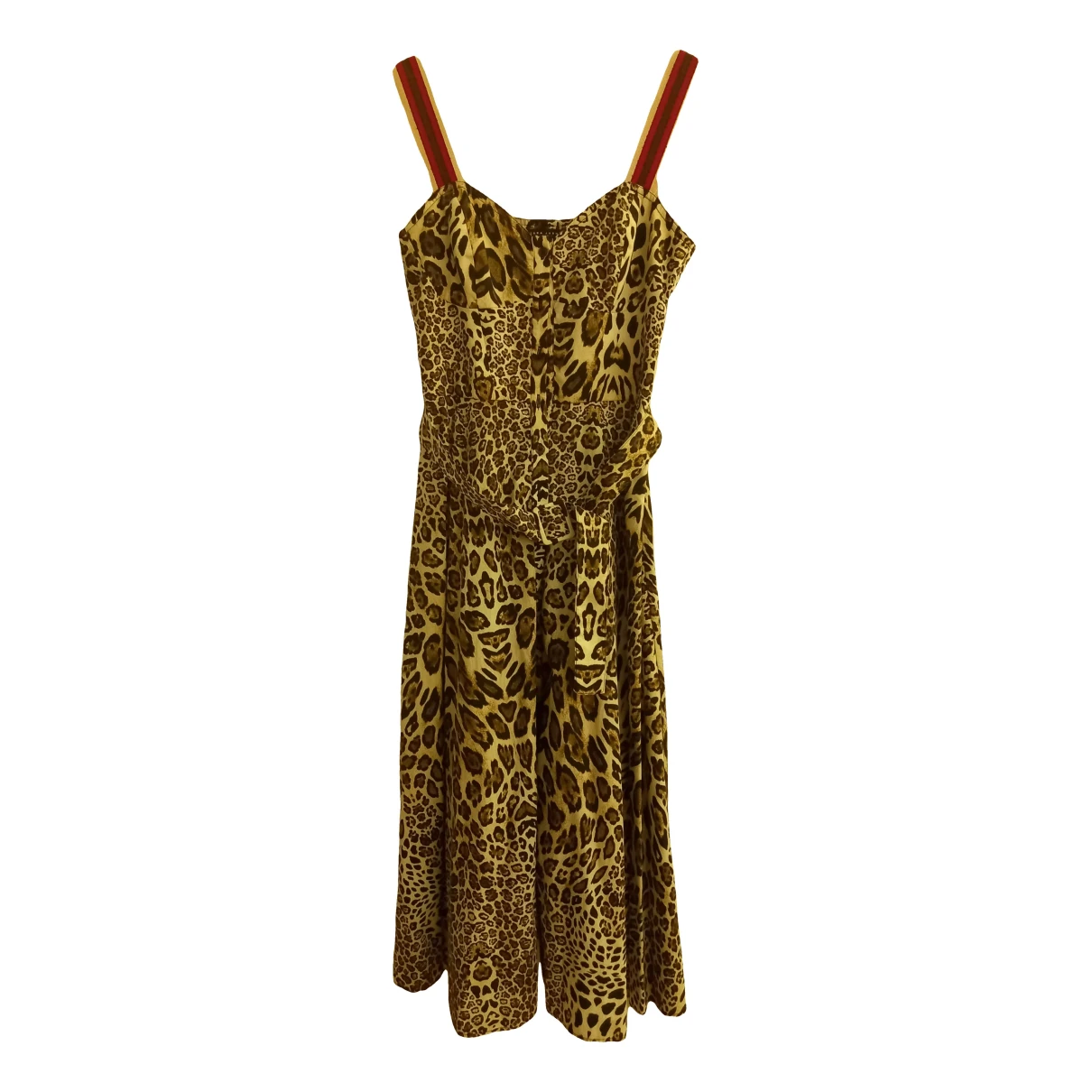 Pre-owned Tara Jarmon Mid-length Dress In Multicolour