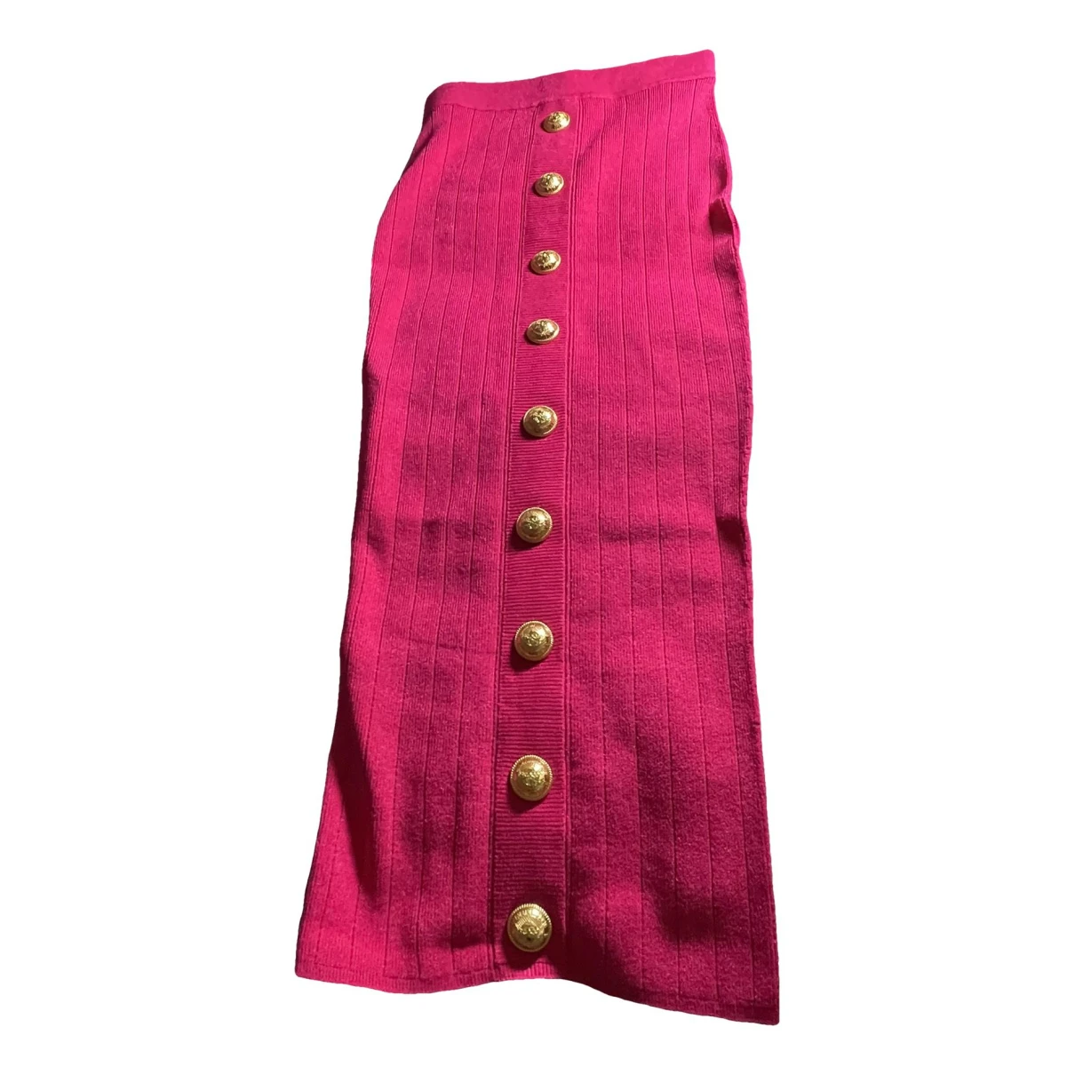 Pre-owned Balmain Skirt In Pink