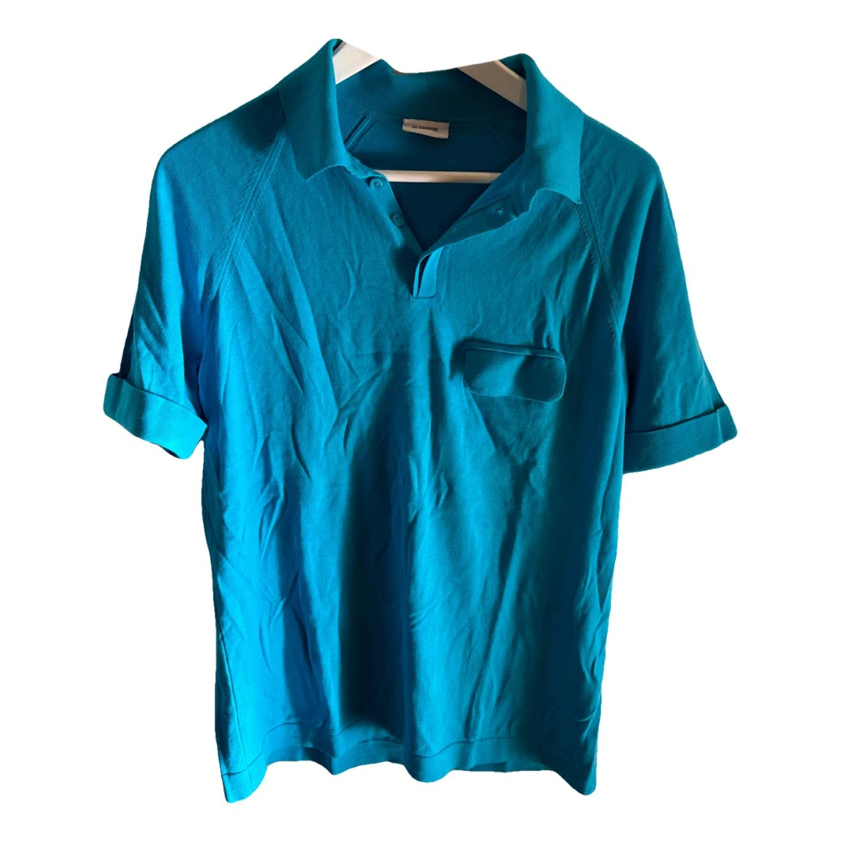 Pre-owned Jil Sander Polo Shirt In Turquoise