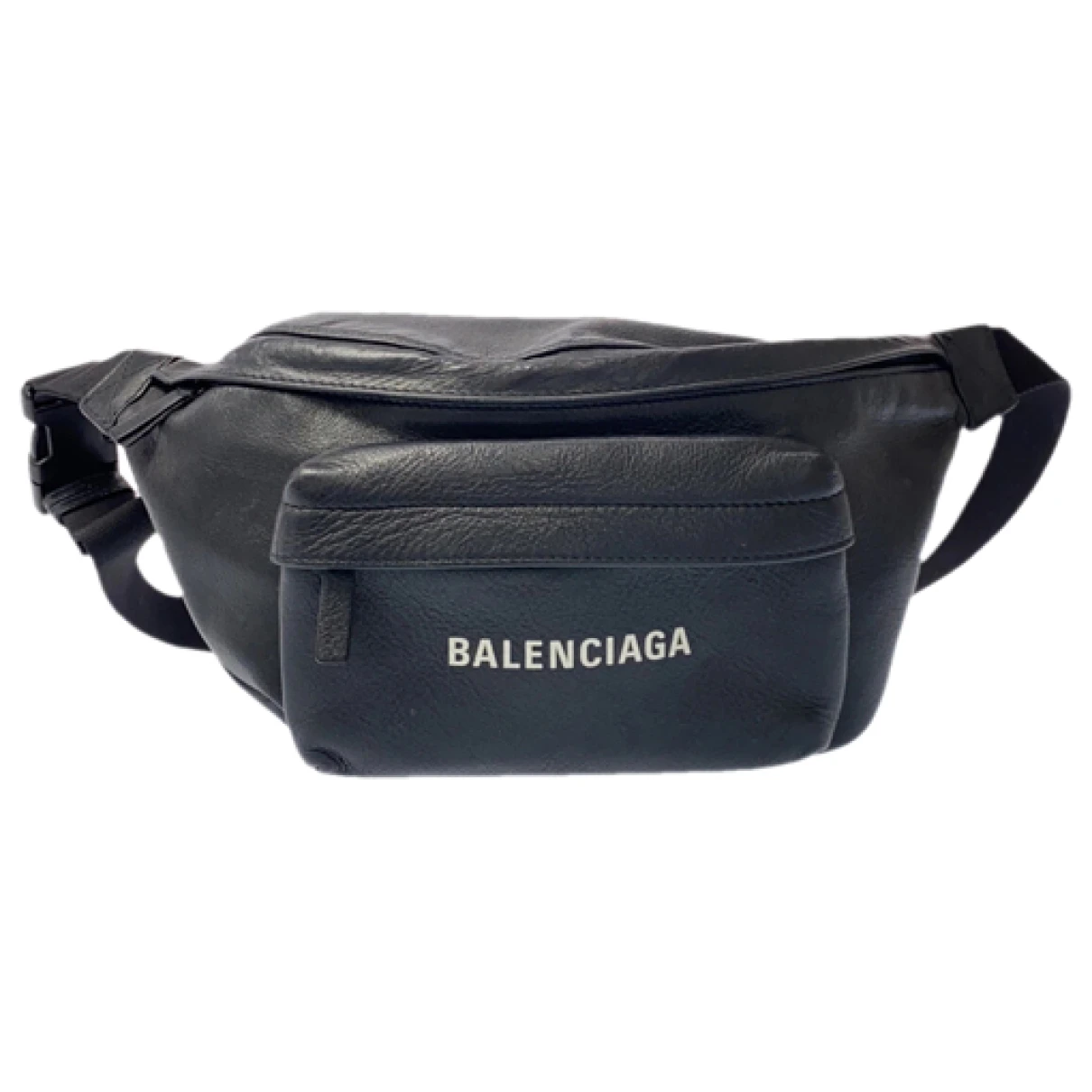 Pre-owned Balenciaga Everyday Leather Crossbody Bag In Black