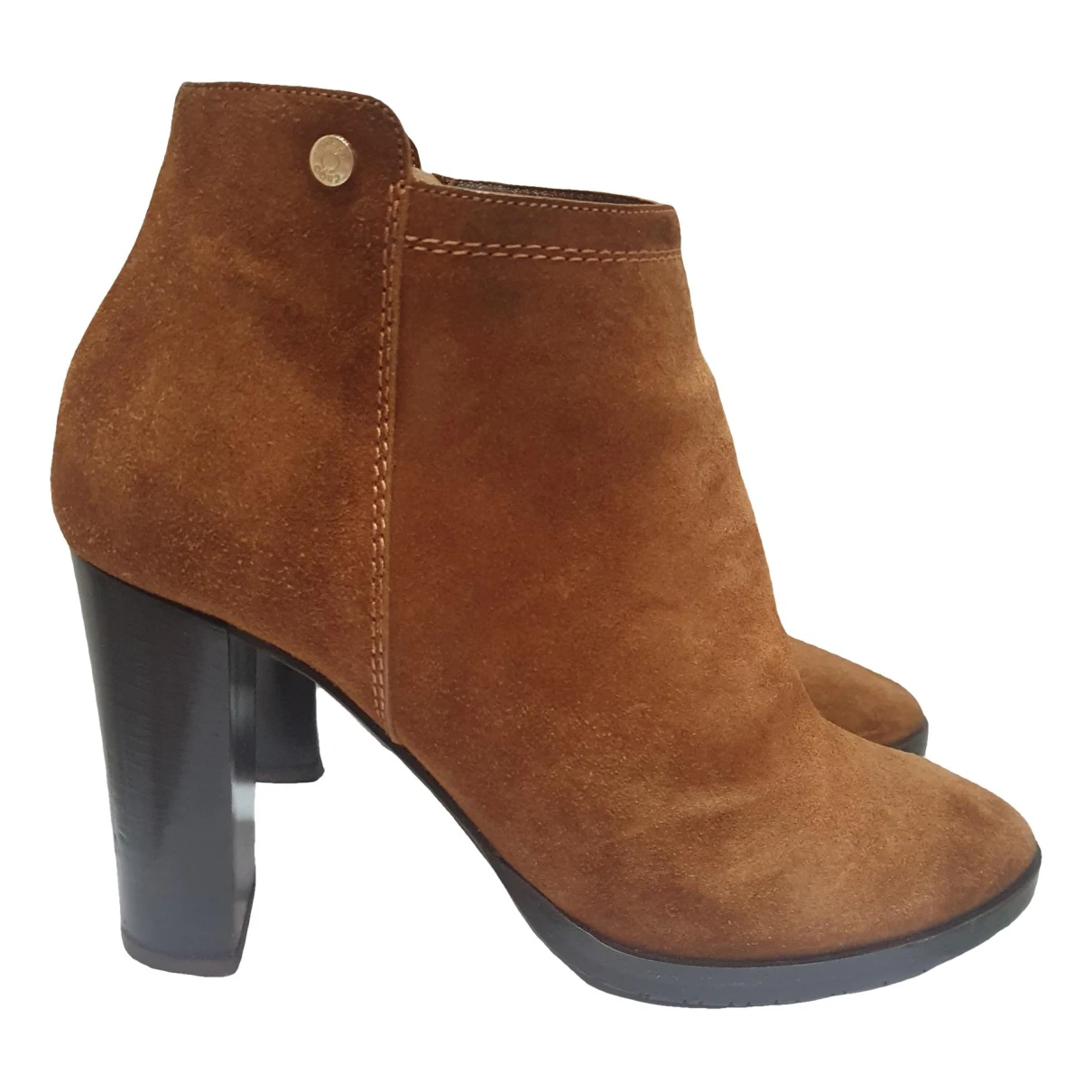Pre-owned Jimmy Choo Ankle Boots In Brown