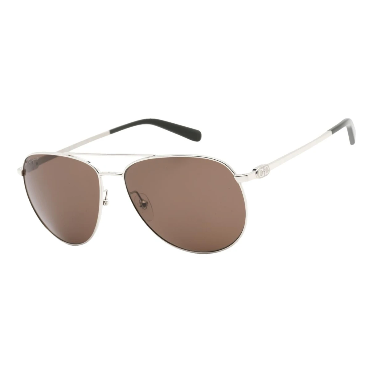 Pre-owned Ferragamo Sunglasses In Silver