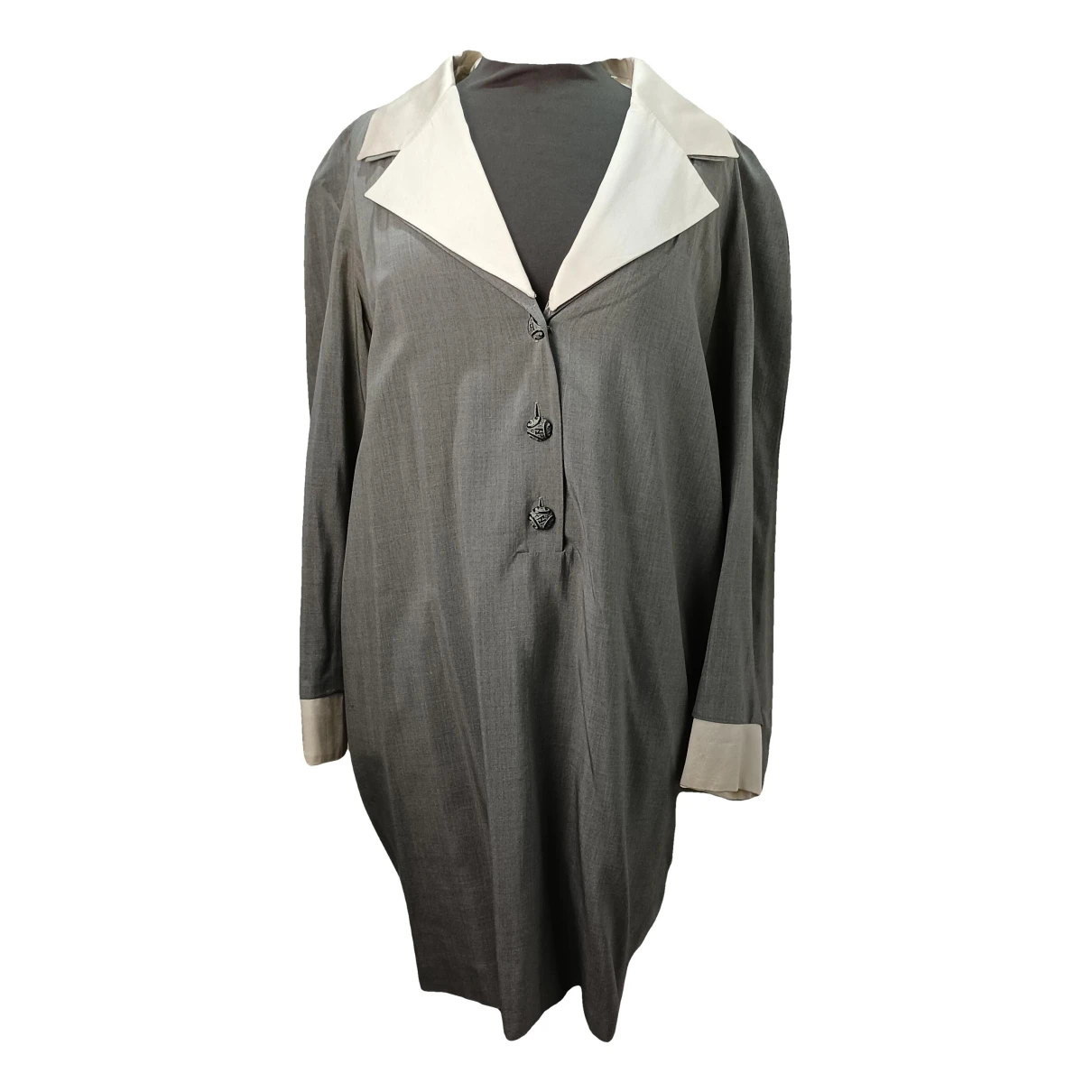 Pre-owned Fendi Dress In Grey