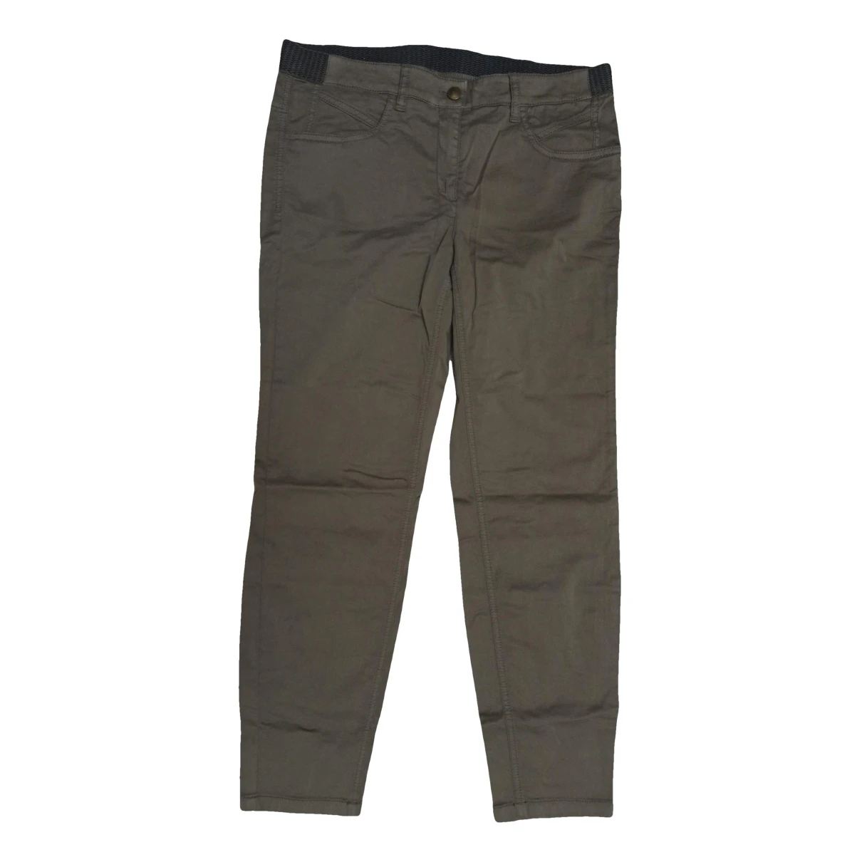 Pre-owned Luisa Cerano Trousers In Brown