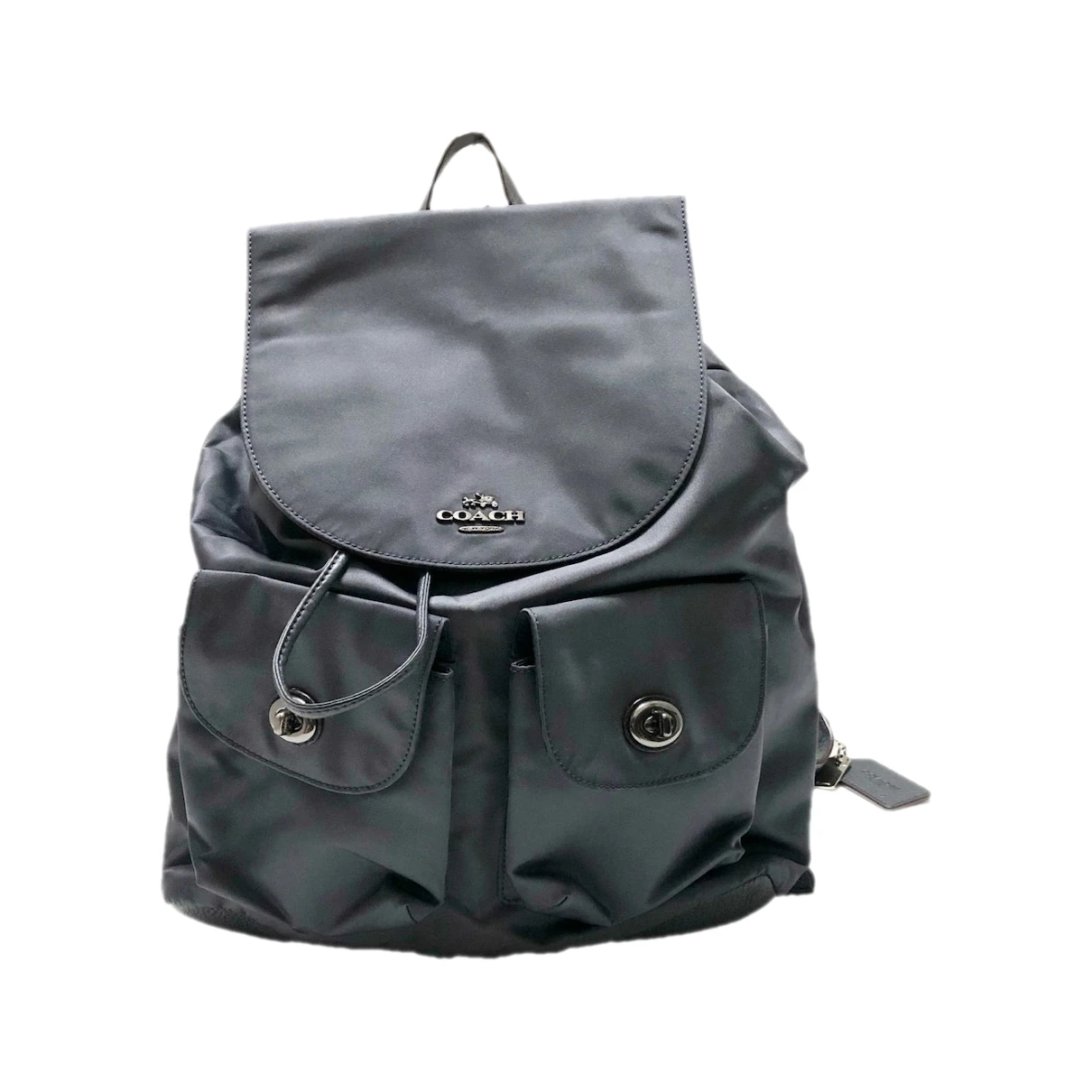 Pre-owned Coach Backpack In Grey