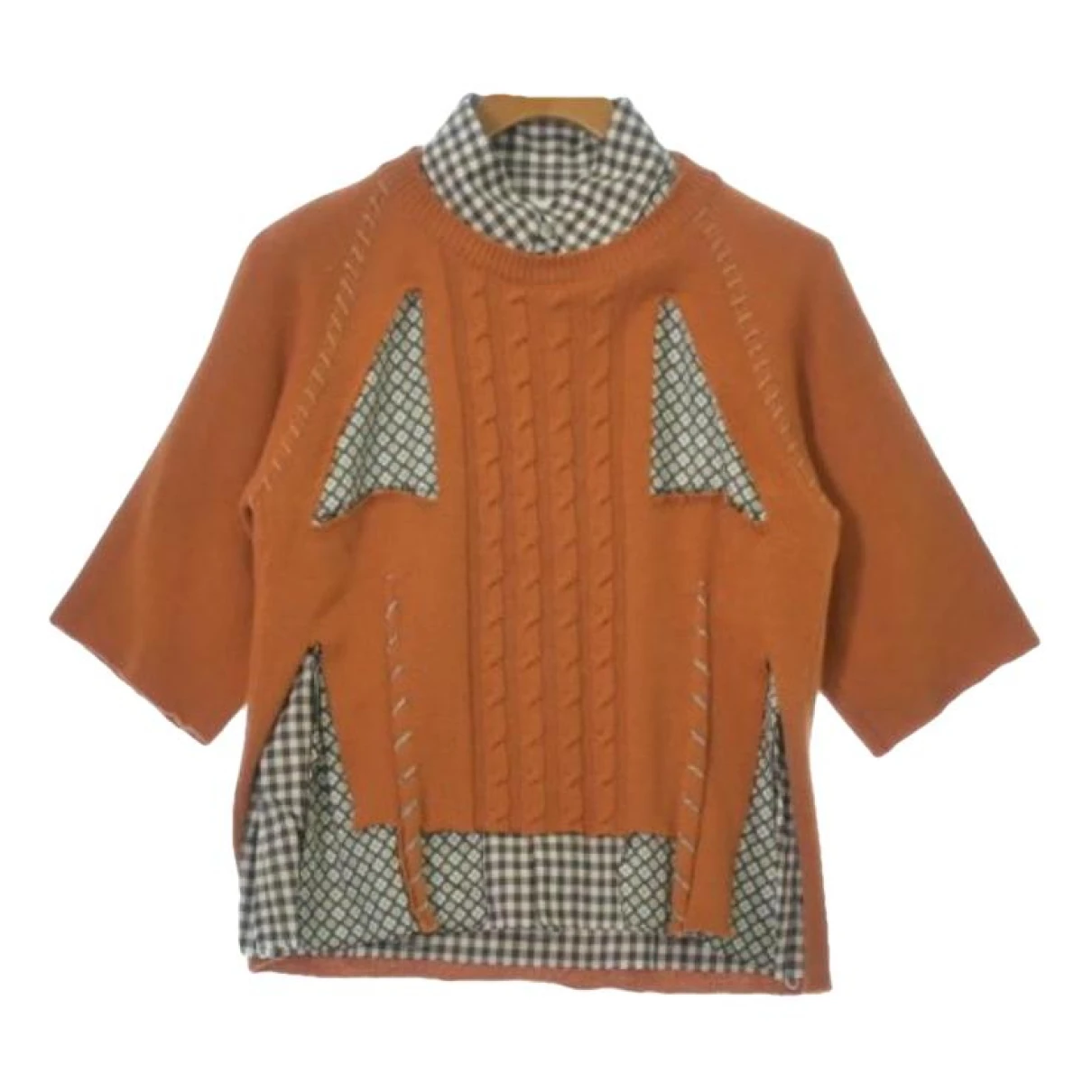 Pre-owned Maison Margiela Wool Sweatshirt In Orange