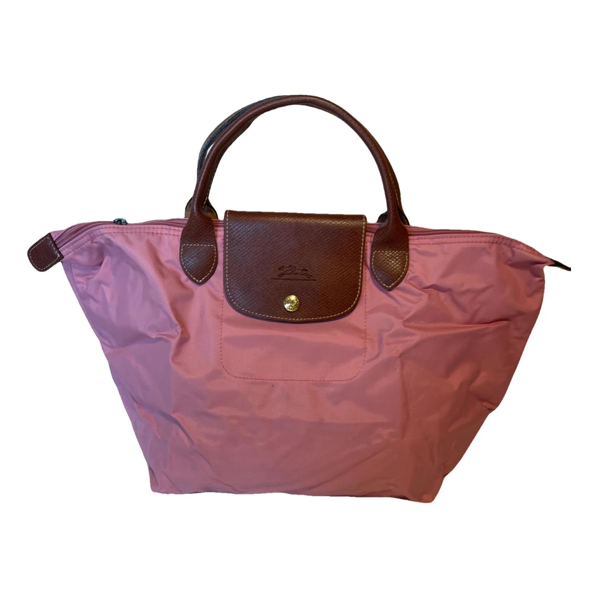 Pre-owned Longchamp Handbag In Pink