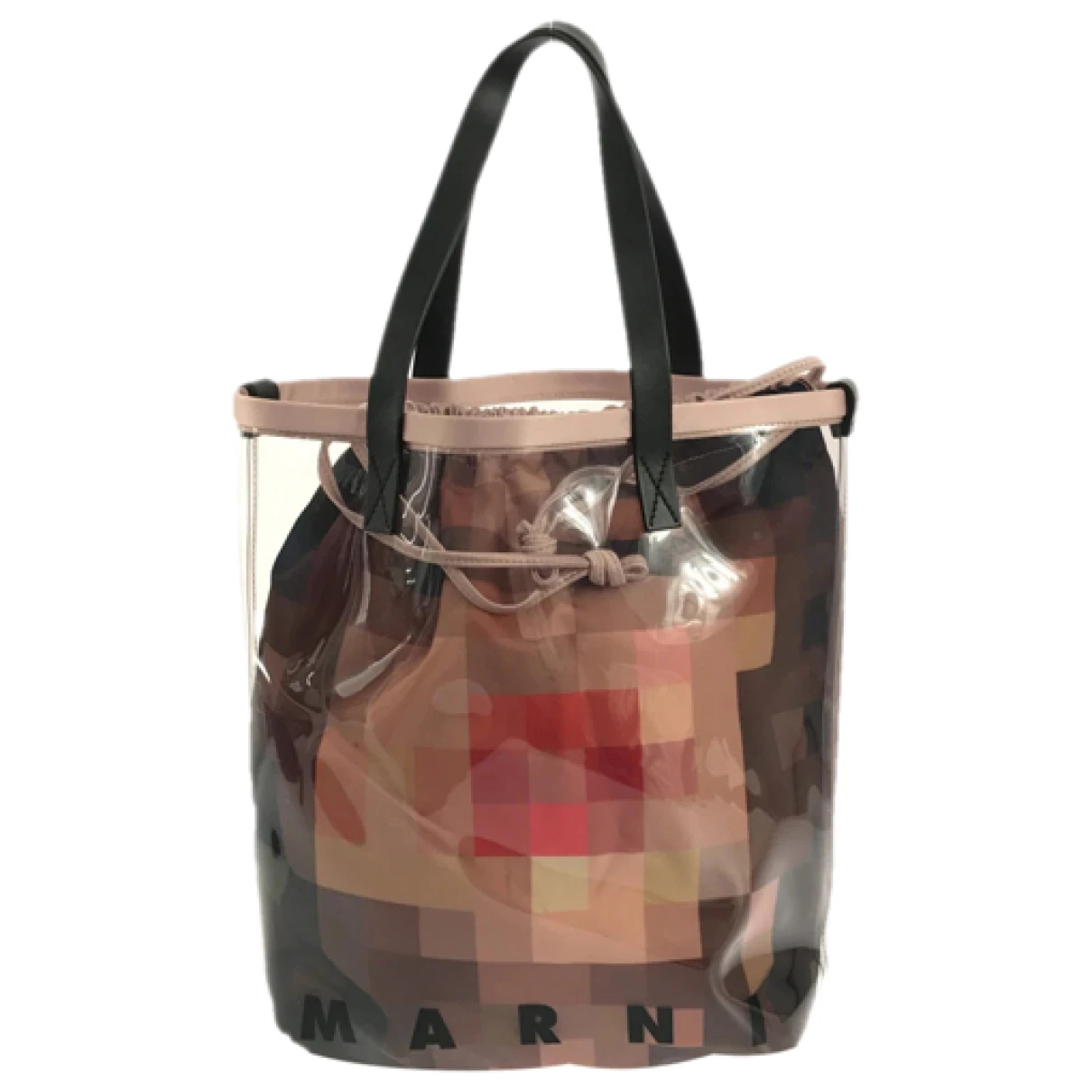 Pre-owned Marni Leather Tote In Black