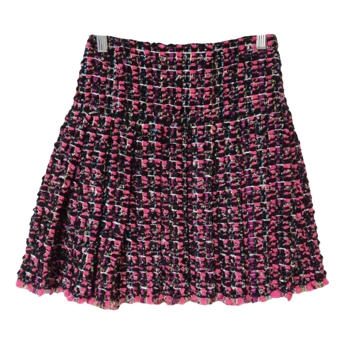 Pre-owned Chanel Tweed Mini Skirt In Multicolour