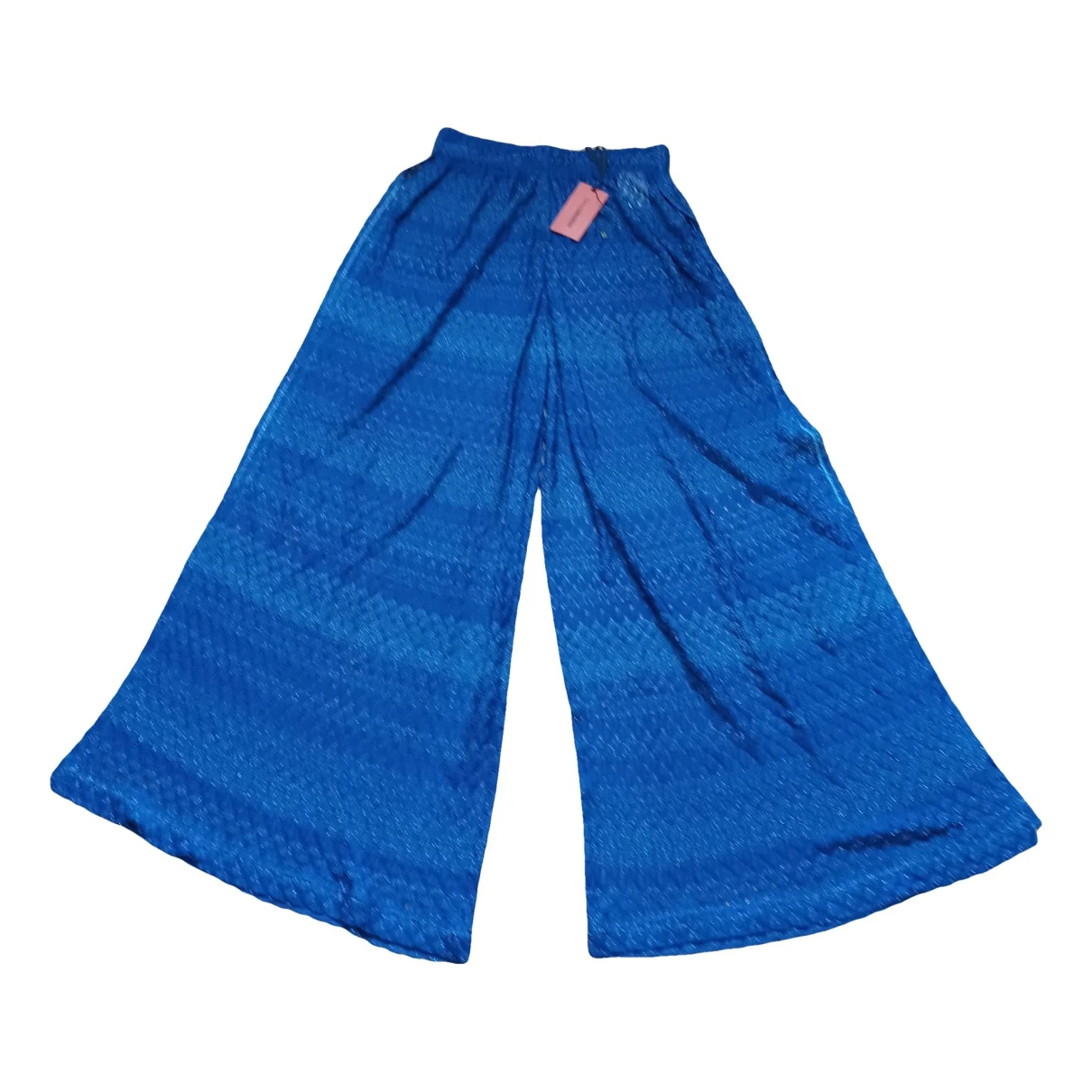 Pre-owned Missoni Large Pants In Blue
