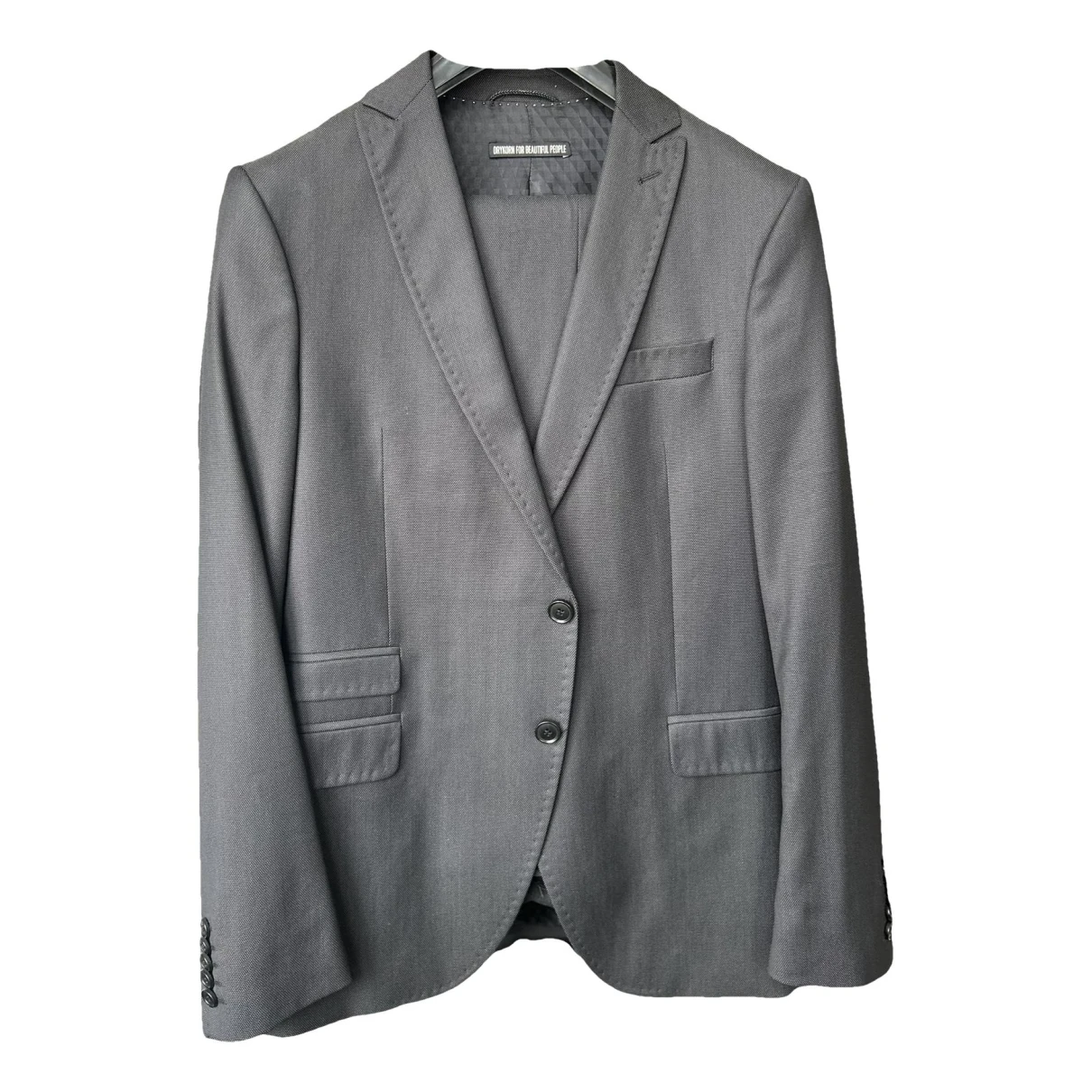 Pre-owned Drykorn Wool Suit In Grey