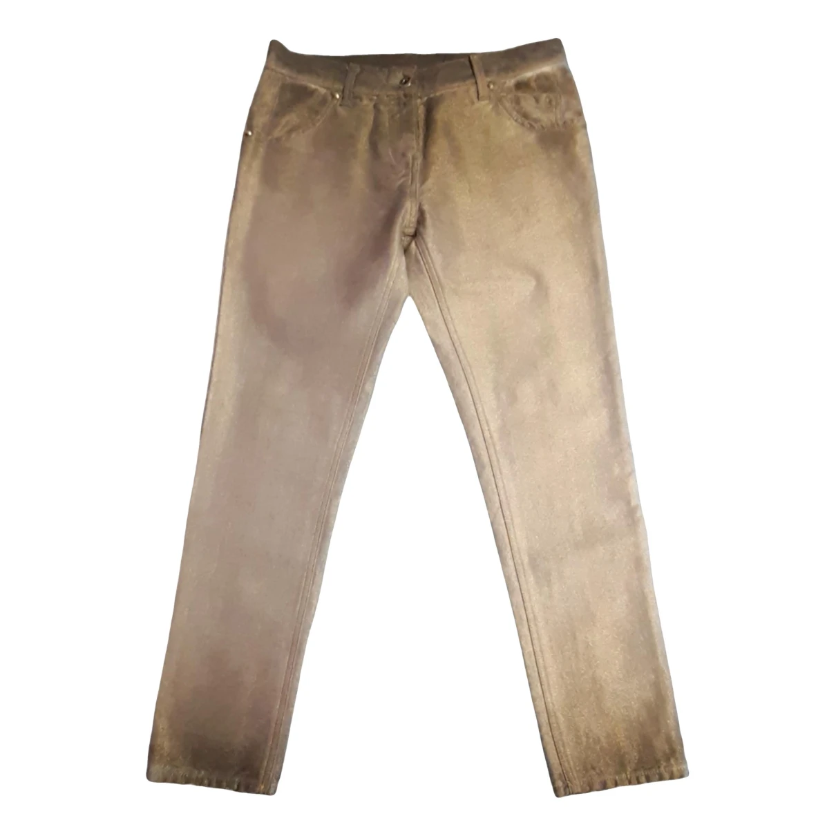 Pre-owned Pinko Jeans In Gold