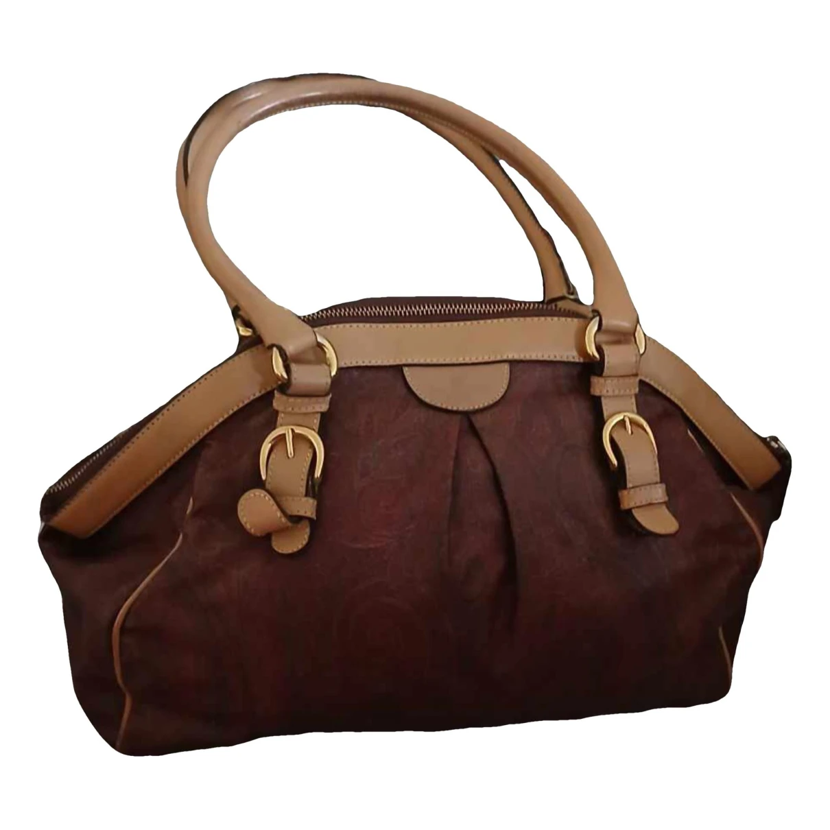 Pre-owned Etro Cloth Bag In Brown