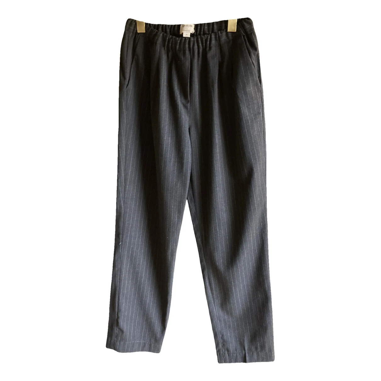 Pre-owned Masscob Trousers In Grey