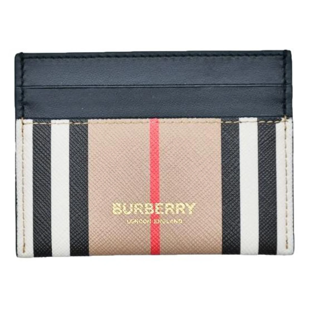 Pre-owned Burberry Leather Small Bag In Beige