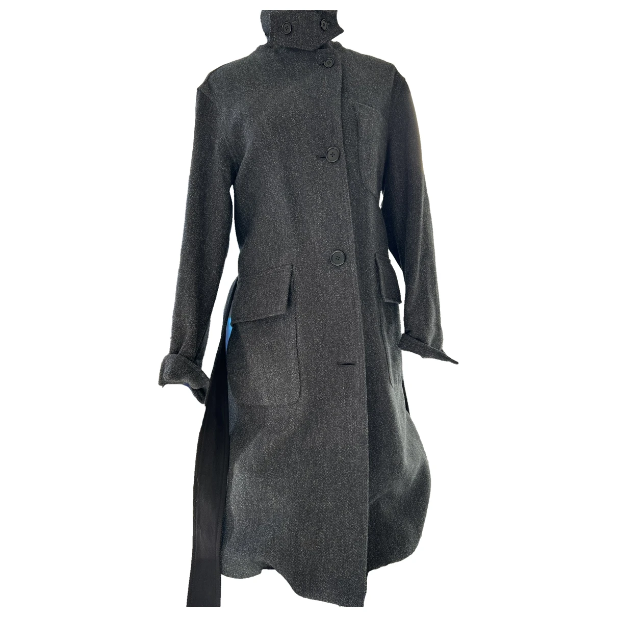 Pre-owned Margaret Howell Wool Coat In Grey