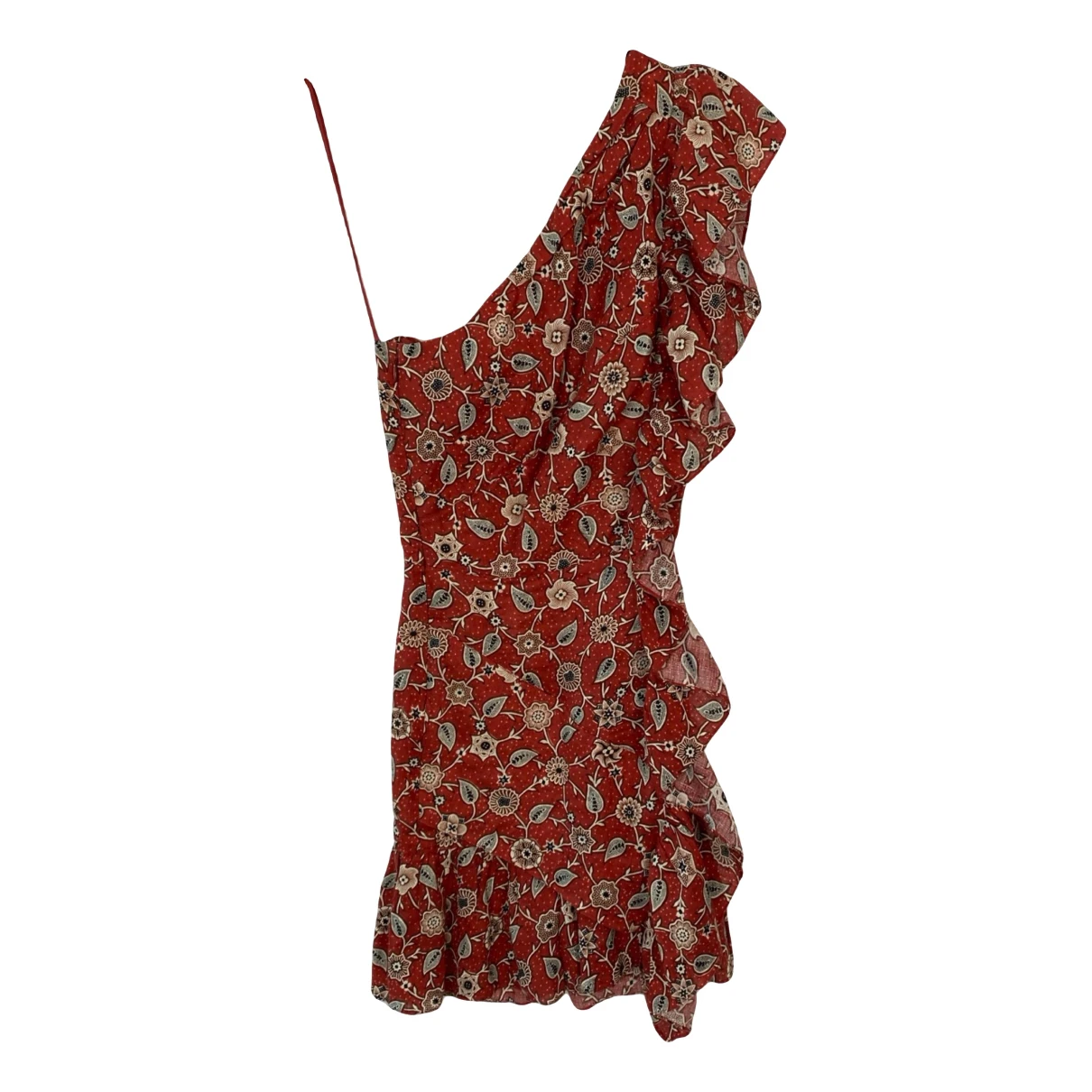 Pre-owned Isabel Marant Étoile Linen Mini Dress In Multicolour