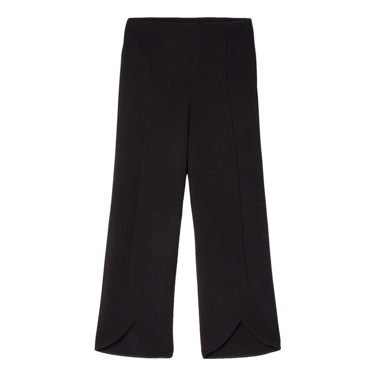 Pre-owned By Malene Birger Straight Pants In Black