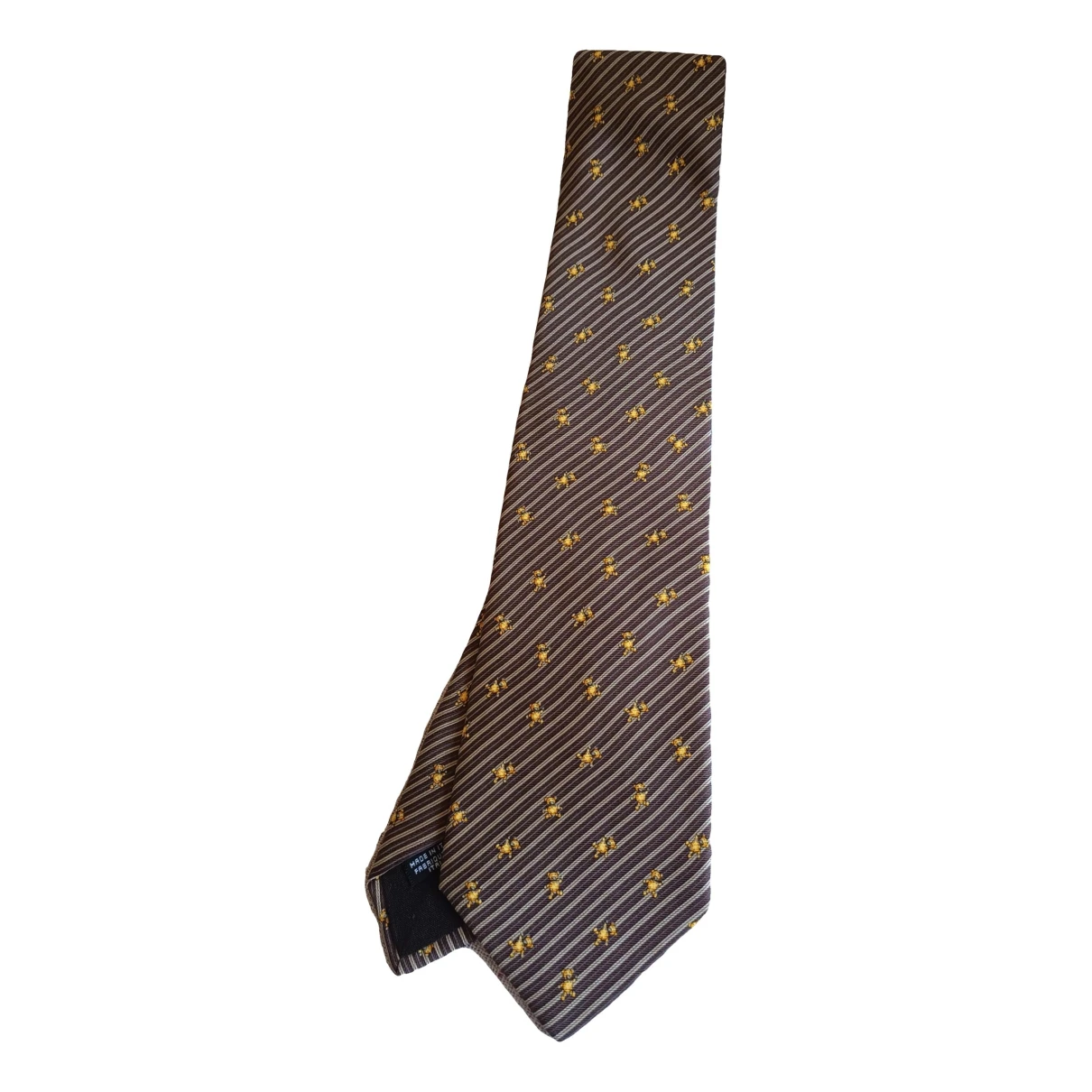 Pre-owned Pomellato Silk Tie In Yellow
