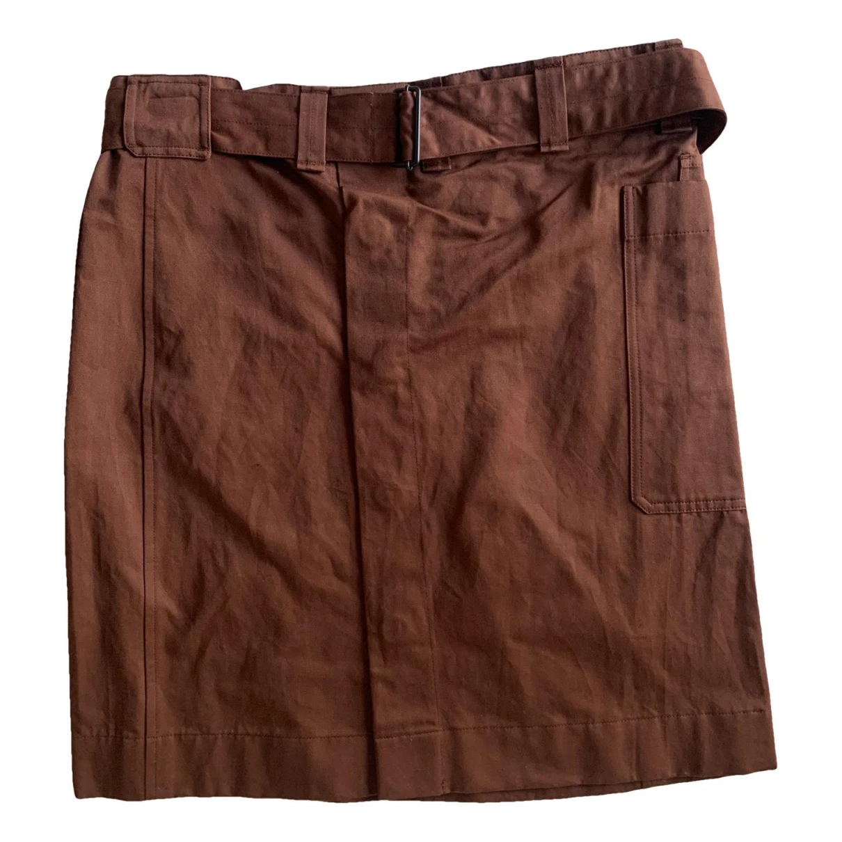 Pre-owned Lemaire Mid-length Skirt In Brown