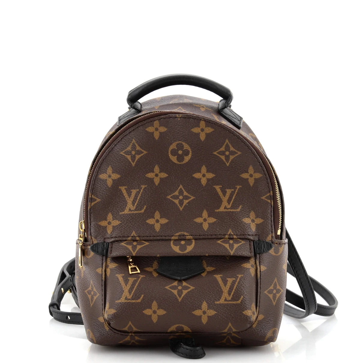 Pre-owned Louis Vuitton Cloth Backpack In Brown