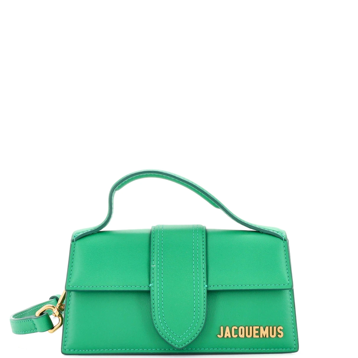 Pre-owned Jacquemus Leather Crossbody Bag In Green