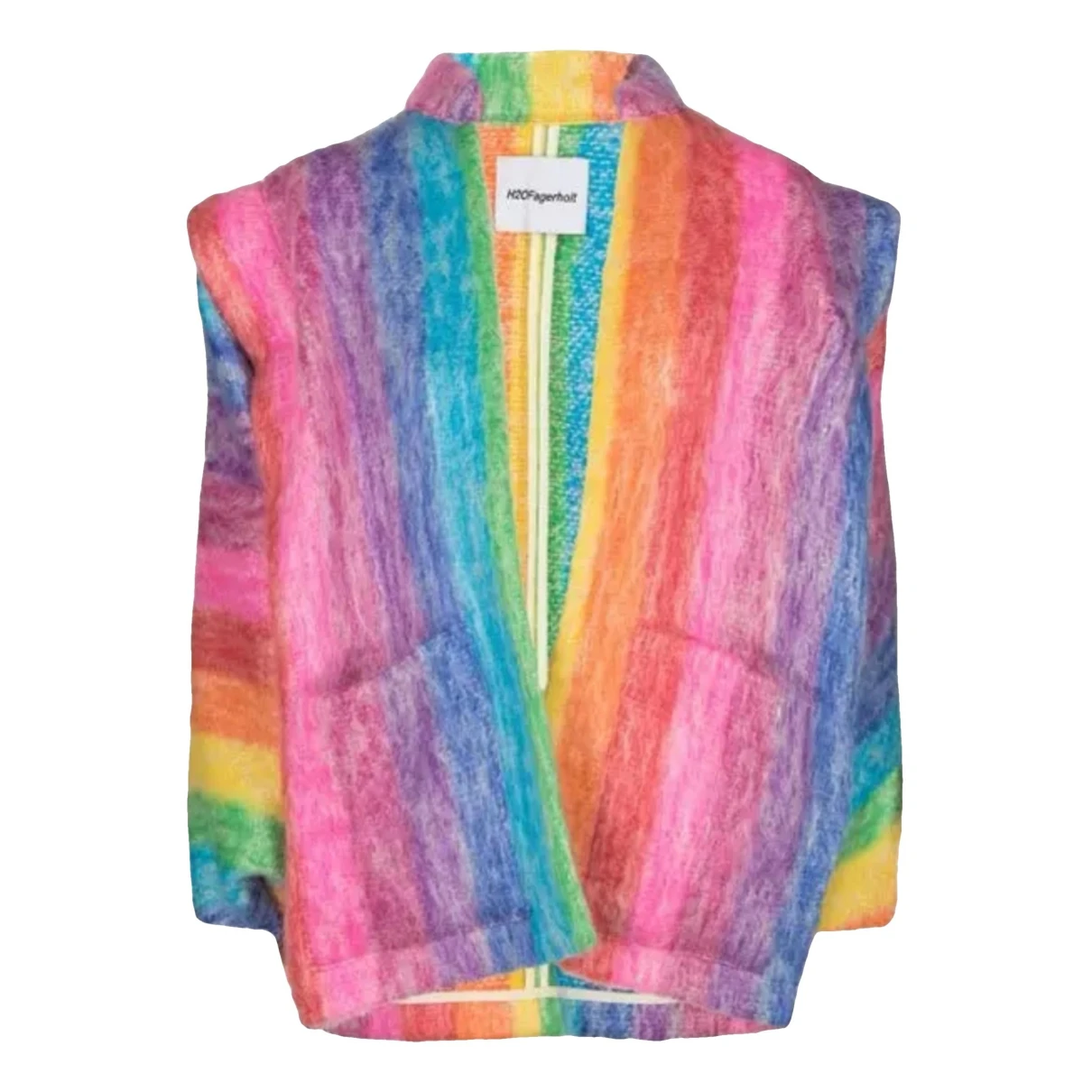 Pre-owned H2o Fagerholt Wool Jacket In Multicolour