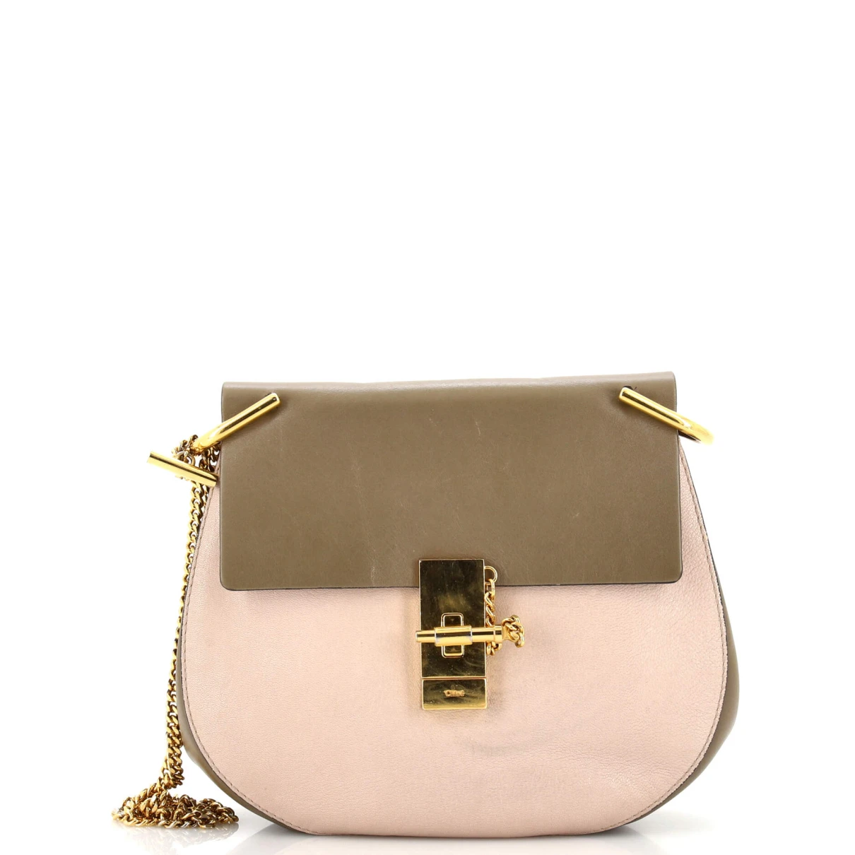 Pre-owned Chloé Leather Crossbody Bag In Multicolour